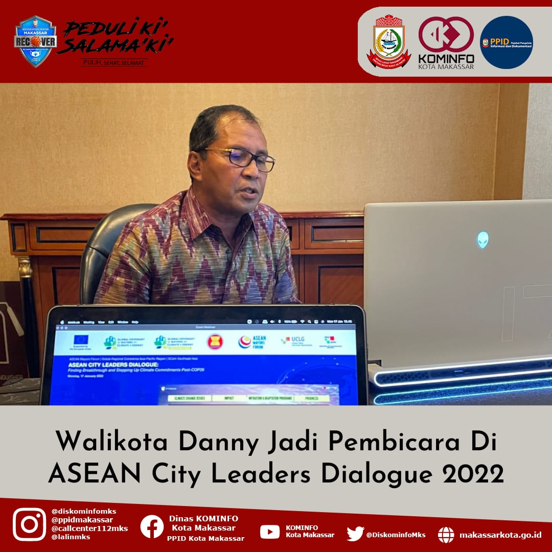 Walikota Danny Jadi Pembicara Di ASEAN City Leaders Dialogue 2022