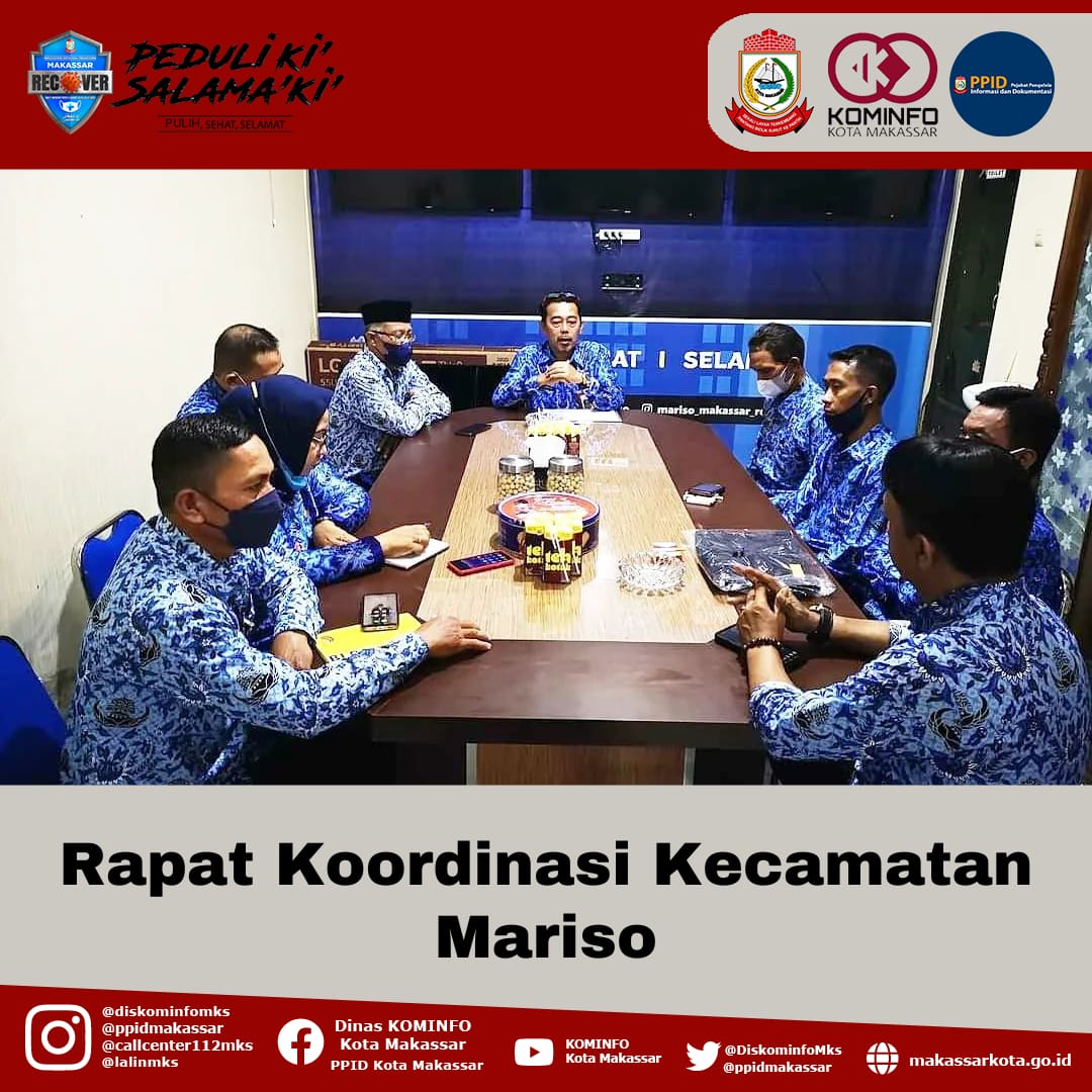 Rapat Koordinasi Kecamatan Mariso