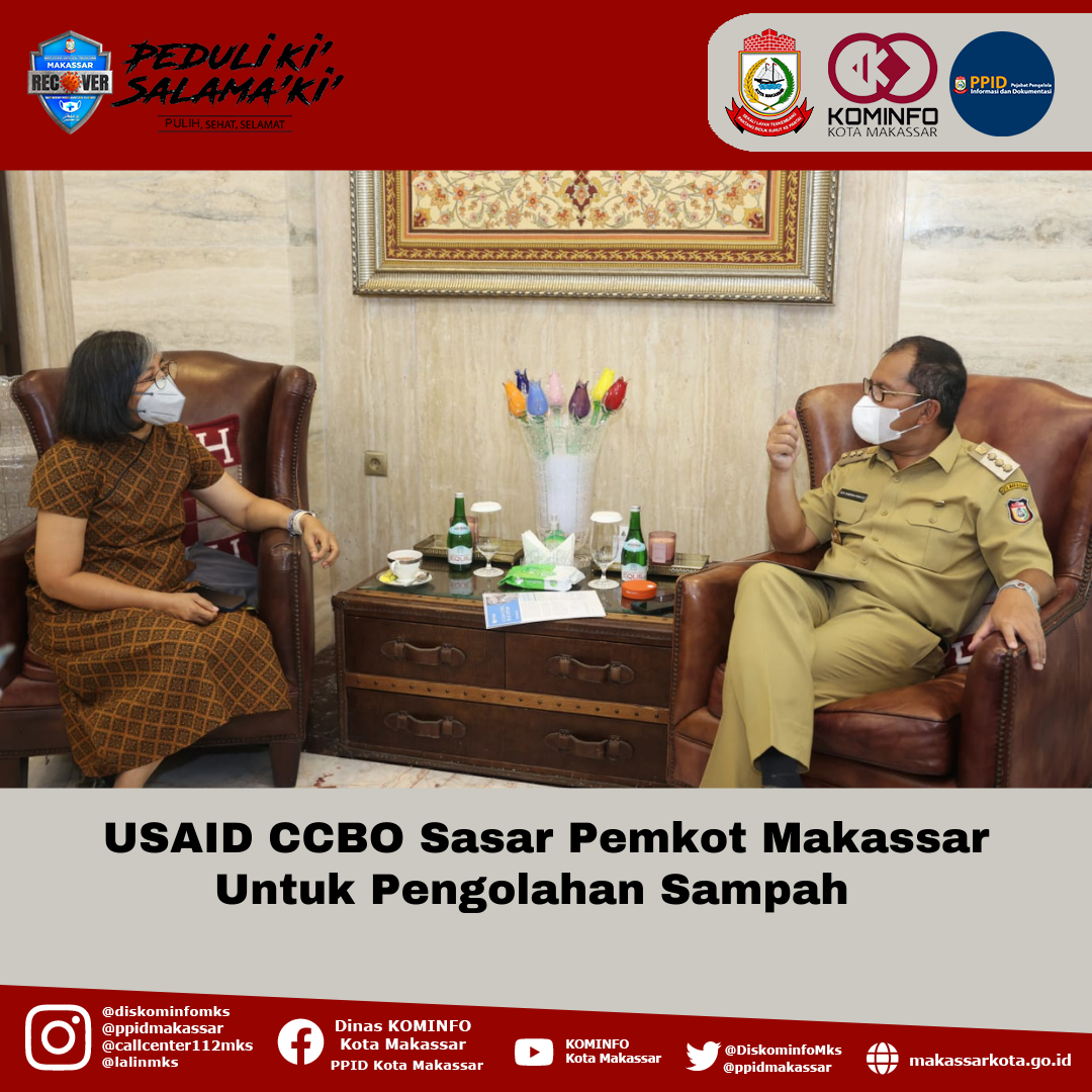 USAID CCBO Sasar Pemkot Makassar Untuk Pengolahan Sampah  