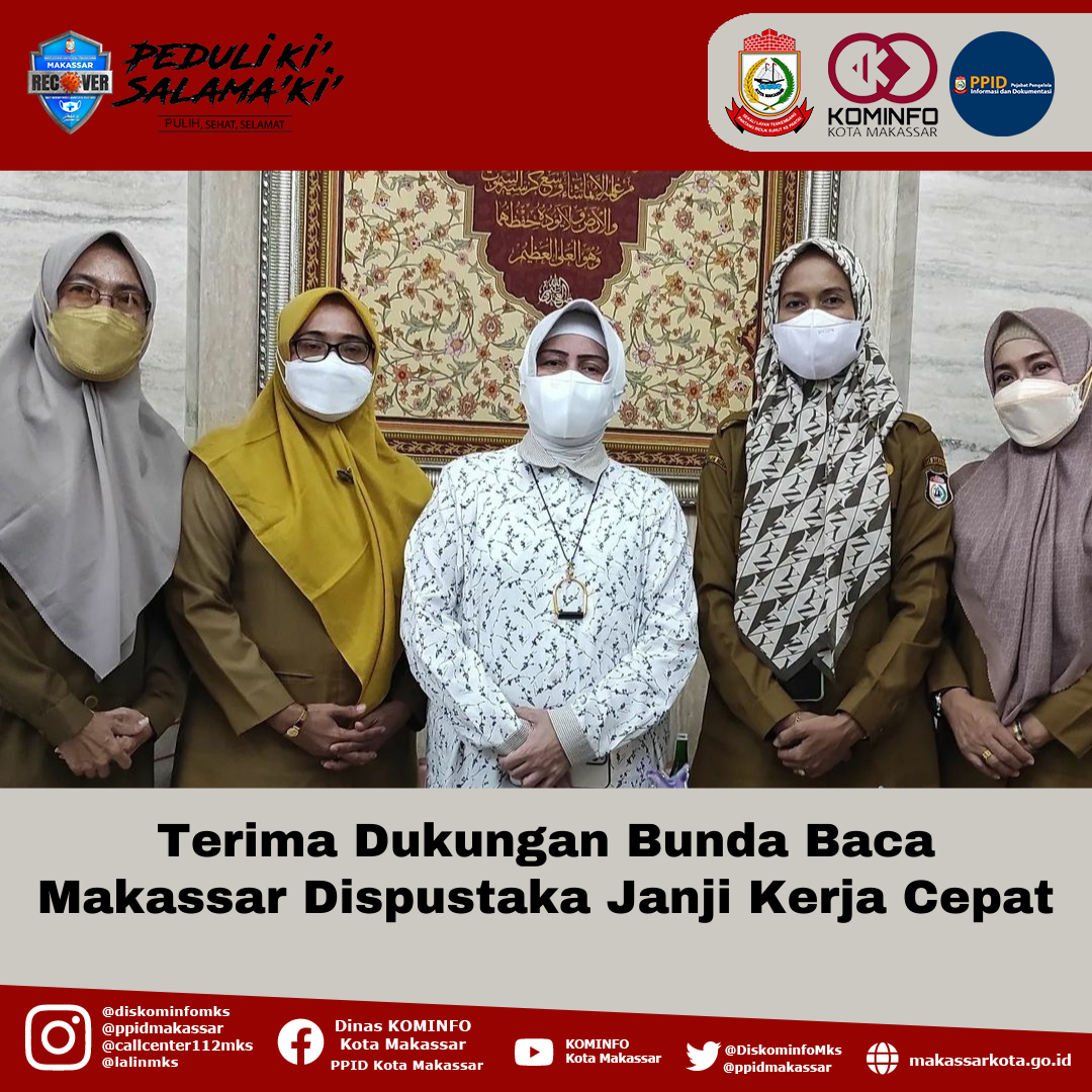 Terima Dukungan Bunda Baca Makassar Dispustaka Janji Kerja Cepat