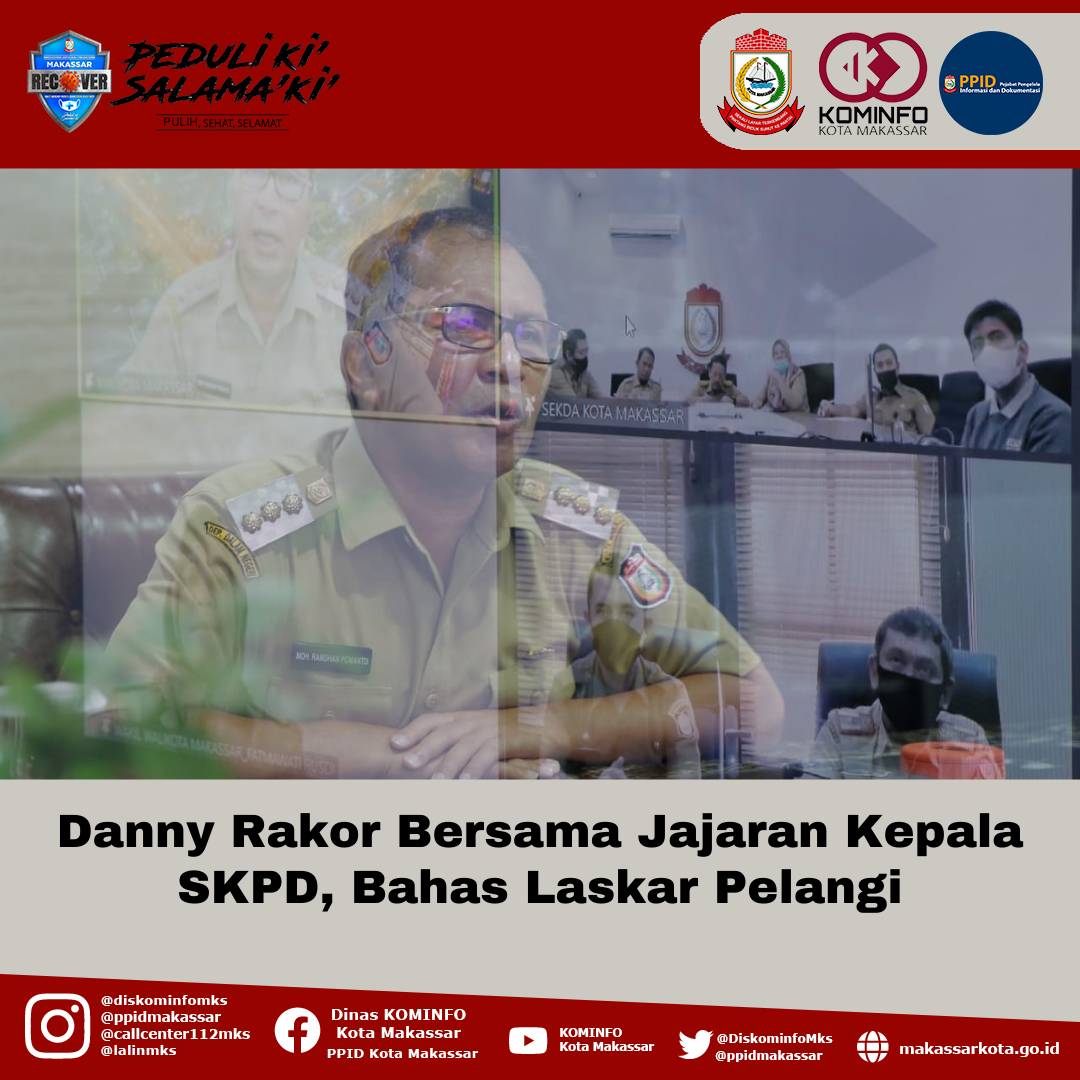 Danny Rakor Bersama Jajaran Kepala SKPD, Bahas Laskar Pelangi