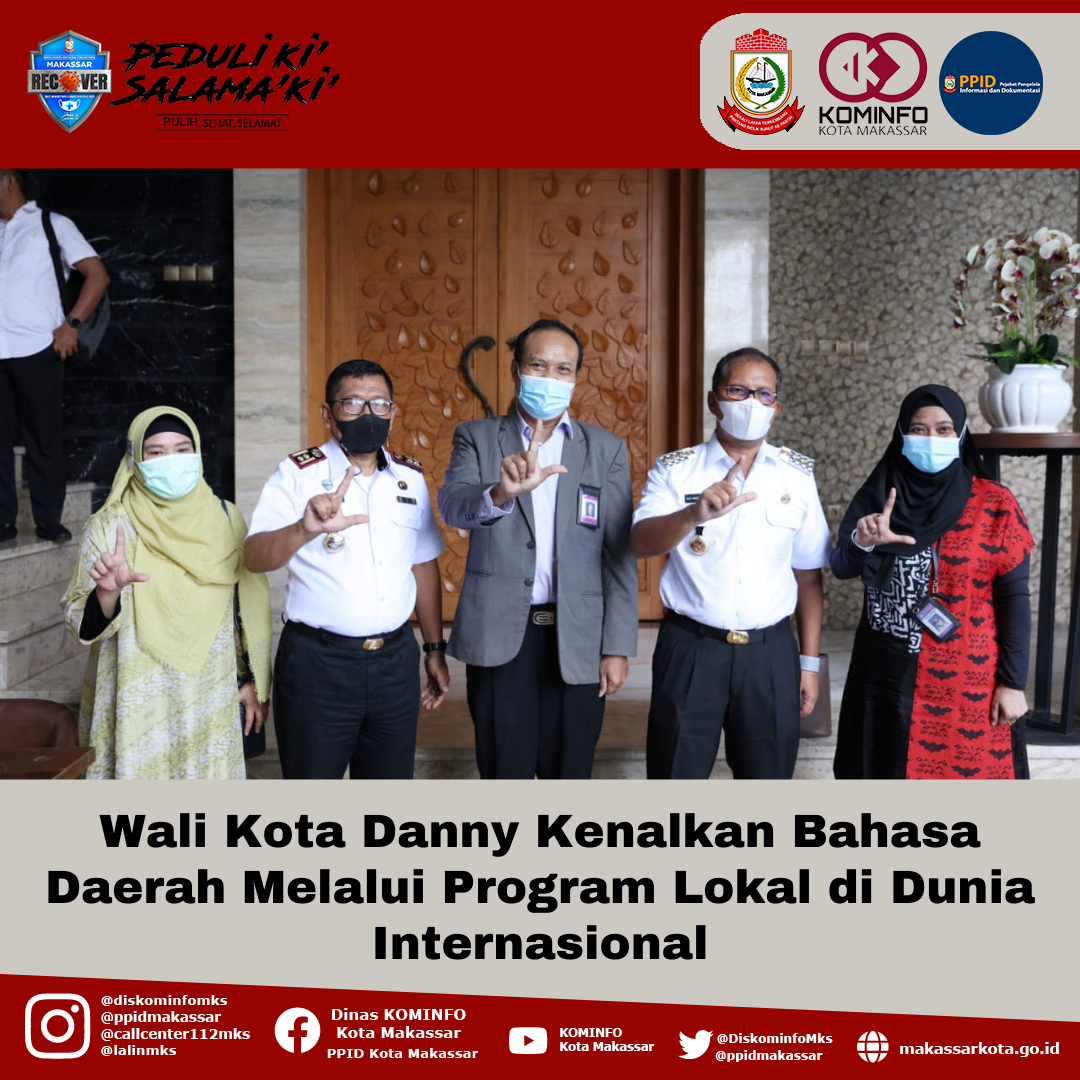 Wali Kota Danny Kenalkan Bahasa Daerah Melalui Program Lokal di Dunia Internasional