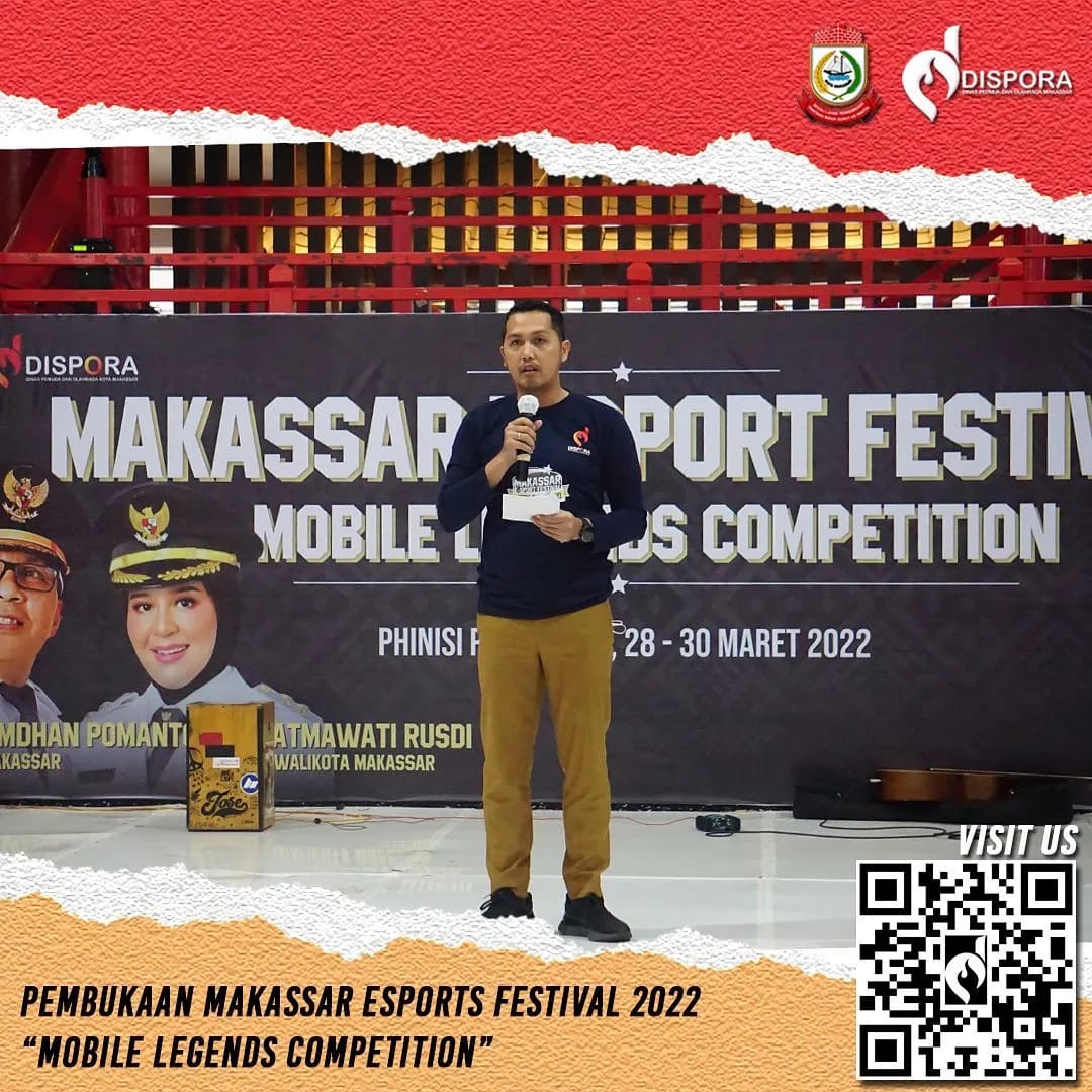 Kembangkan Bakat Pemuda, Dispora Makassar Gelar Festival Mobile Legend