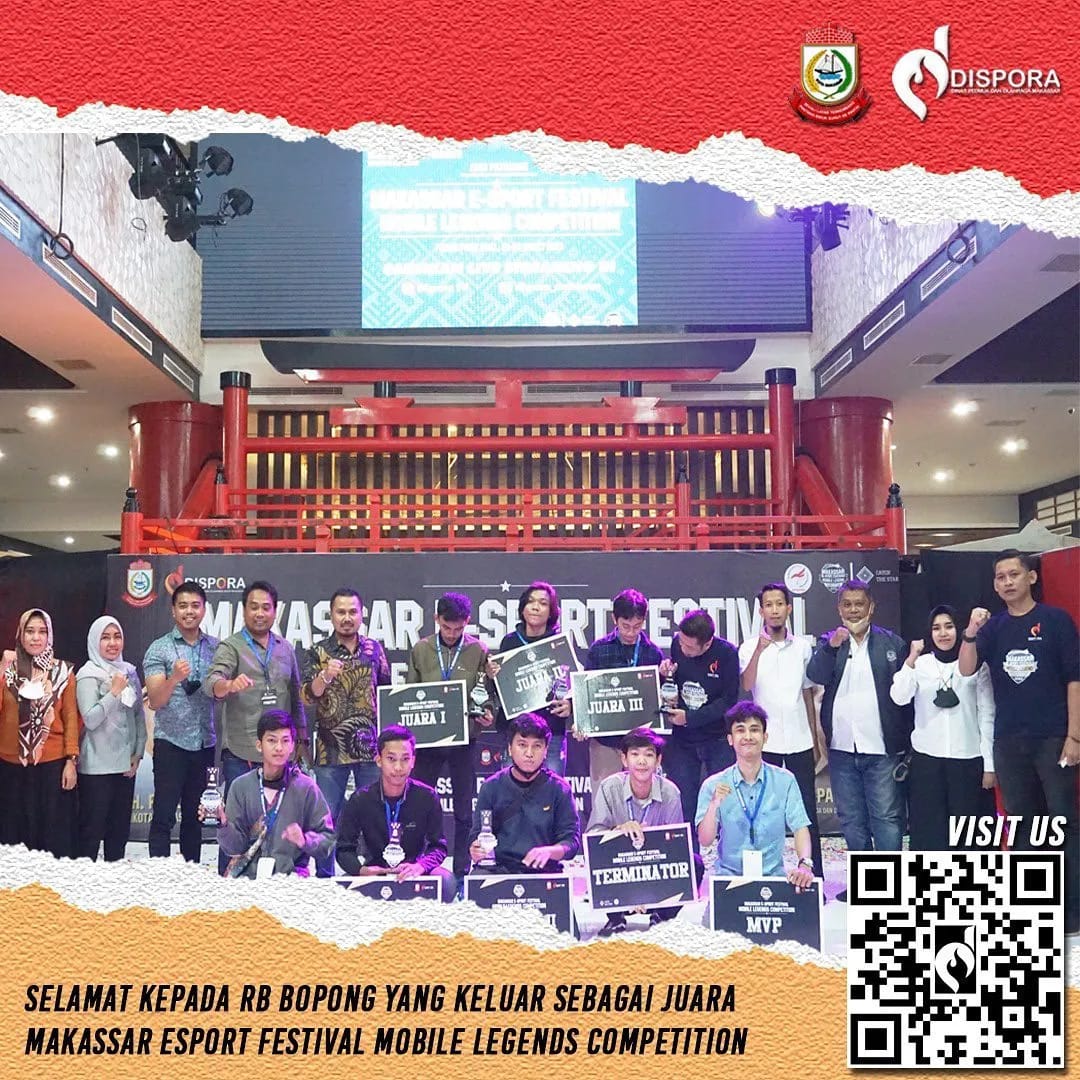 RB Bopeng Sukses Juarai Turnamen Mobile Legends Dispora Makassar 2022