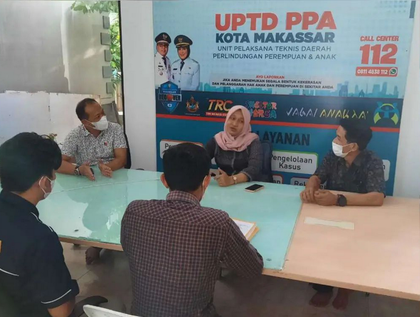 Optimalkan Penanganan Anak Yang Berhaapan Hukum Kanit PPA berkunjung ke UPTD PPA Kota Makassar