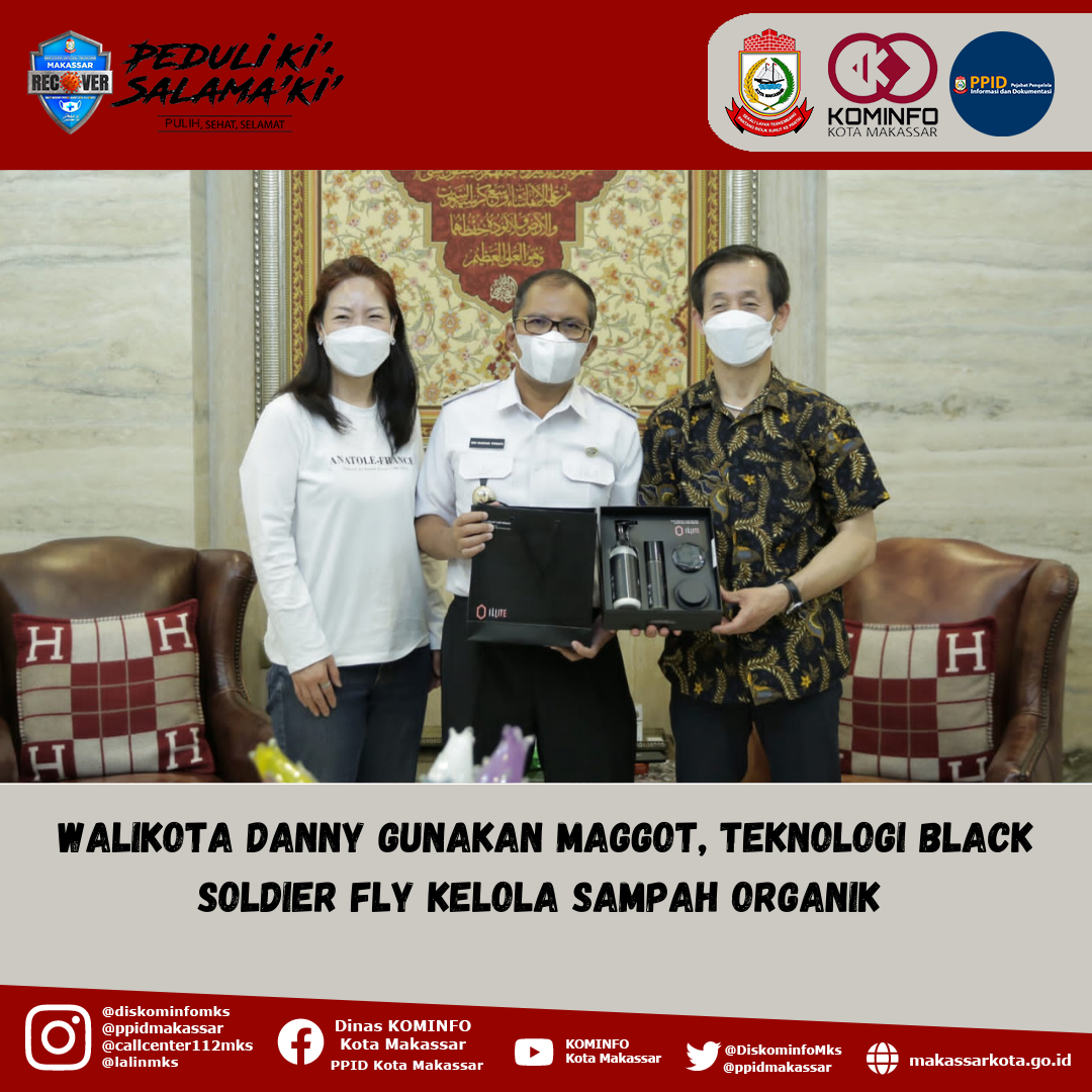 Walikota Danny Gunakan Maggot, Teknologi Black Soldier Fly Kelola Sampah Organik 