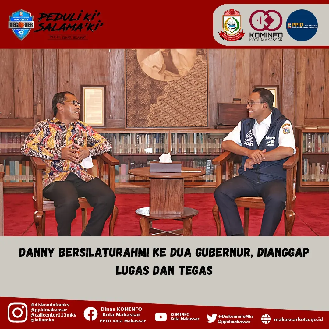 Danny Bersilaturahmi ke Dua Gubernur, Dianggap Lugas dan Tegas 