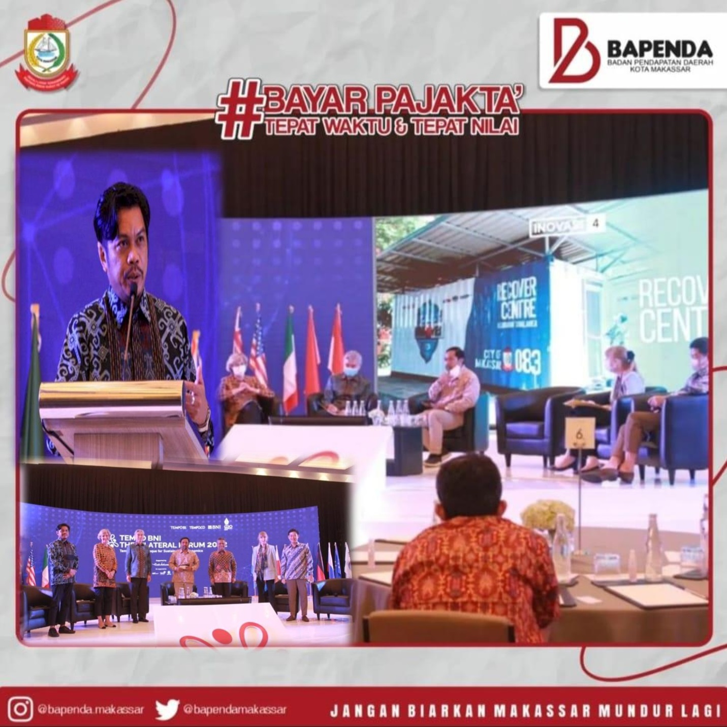 Paparkan Pemulihan Ekonomi Makassar, Firman Pagarra Menjadi Narasumber di Bilateral Forum