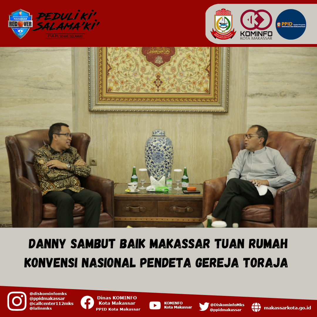 Danny Sambut Baik Makassar Tuan Rumah Konvensi Nasional Pendeta Gereja Toraja 