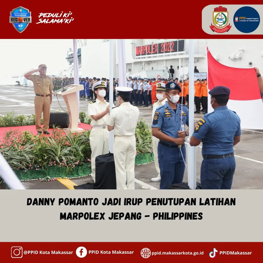 Danny Pomanto Jadi IRUP Penutupan Latihan Marpolex Jepang - Philippines