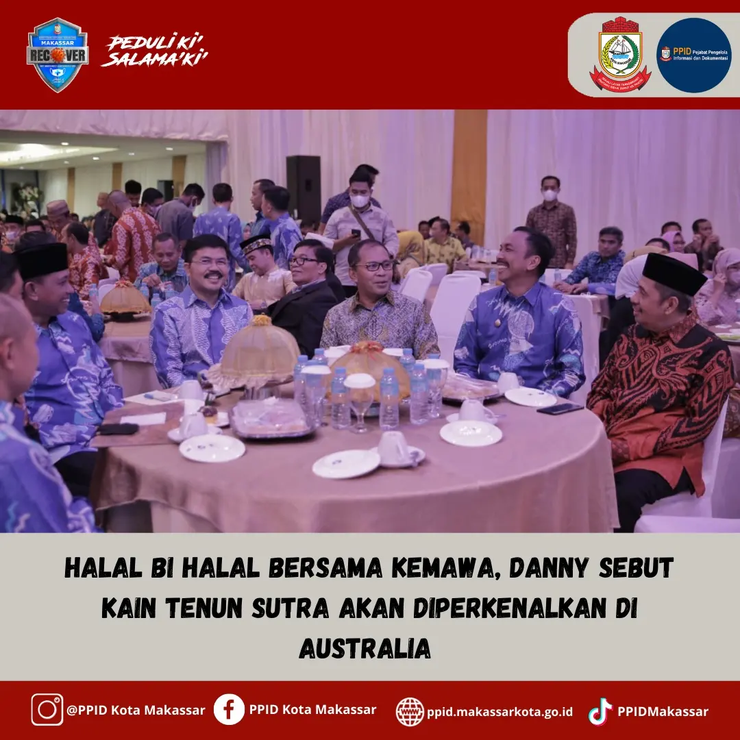 Hadiri Halal BI Halal Masyarakat Sinjai, Danny Harap HIMAS Jembatani Pembangunan Kota Makassar 