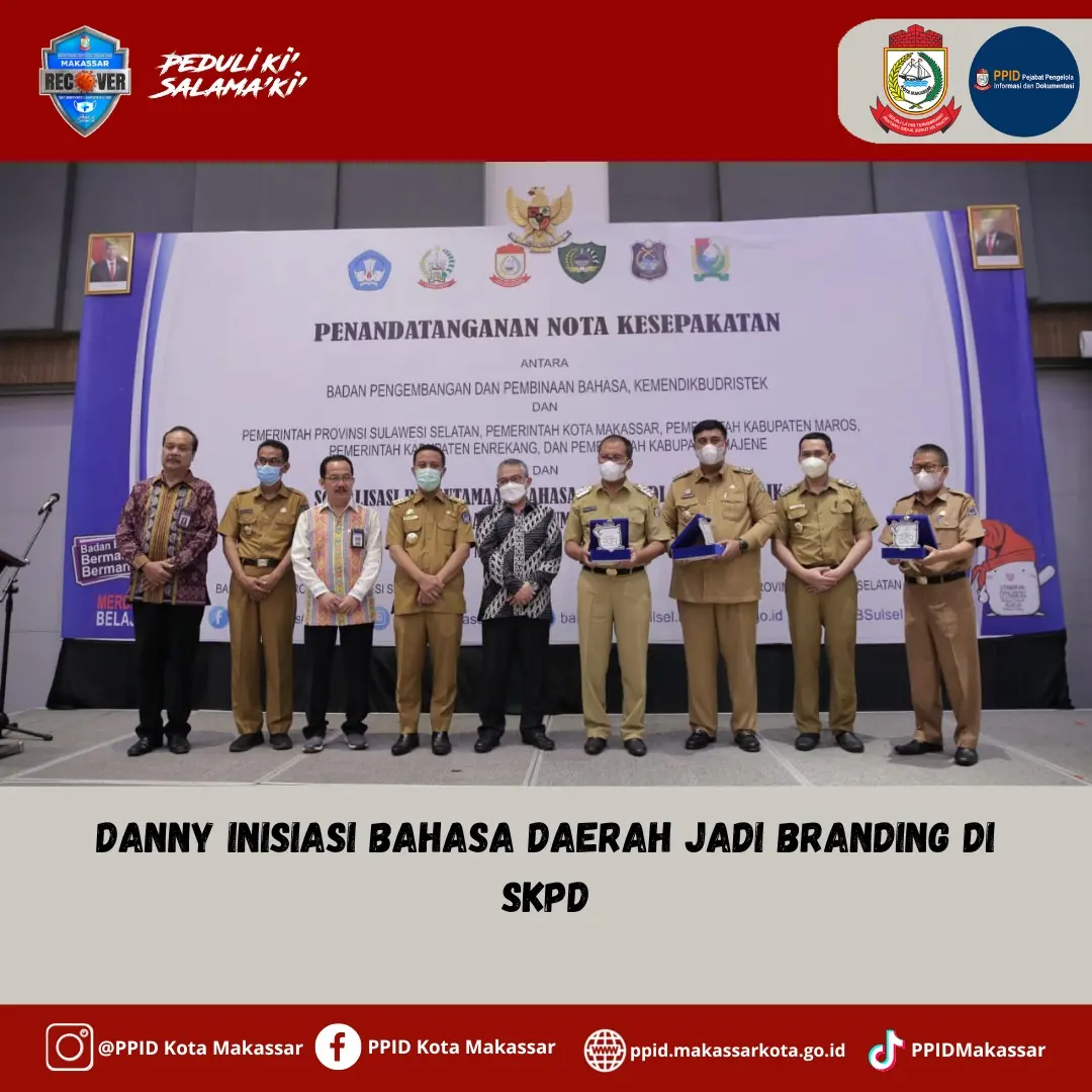 Danny Inisiasi Bahasa Daerah Jadi Branding di SKPD 