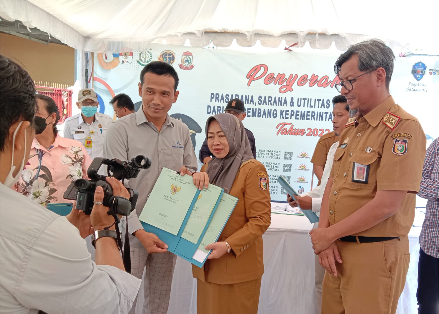 Ceremony Penyerahan PSU Perumahan Ke Pemerintah Kota Makassar