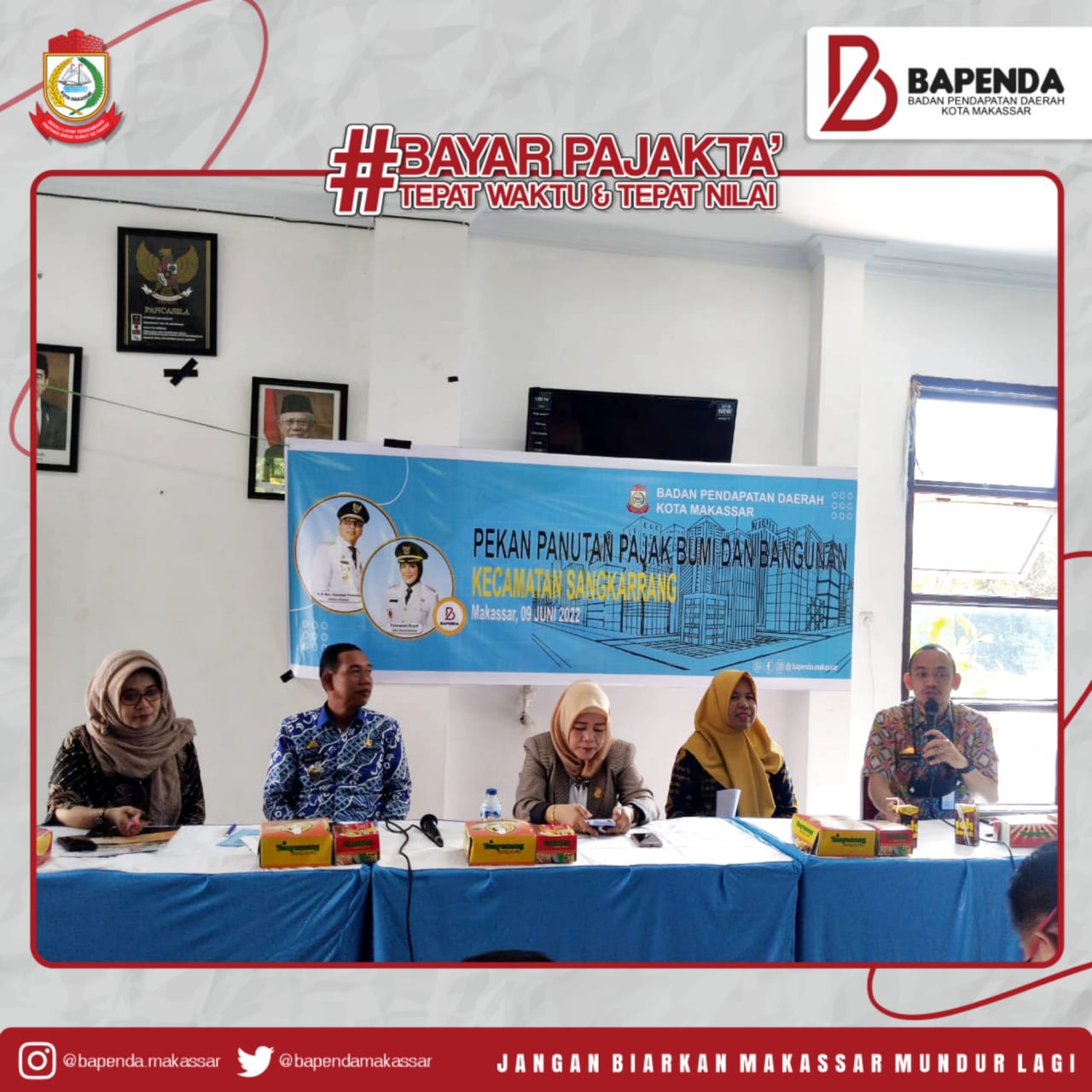 Alhamdulillah, Bapenda Makassar Telah Sukses Melaksanakan Pekan Panutan Pajak Bumi dan Bangunan di 3 Kecamatan