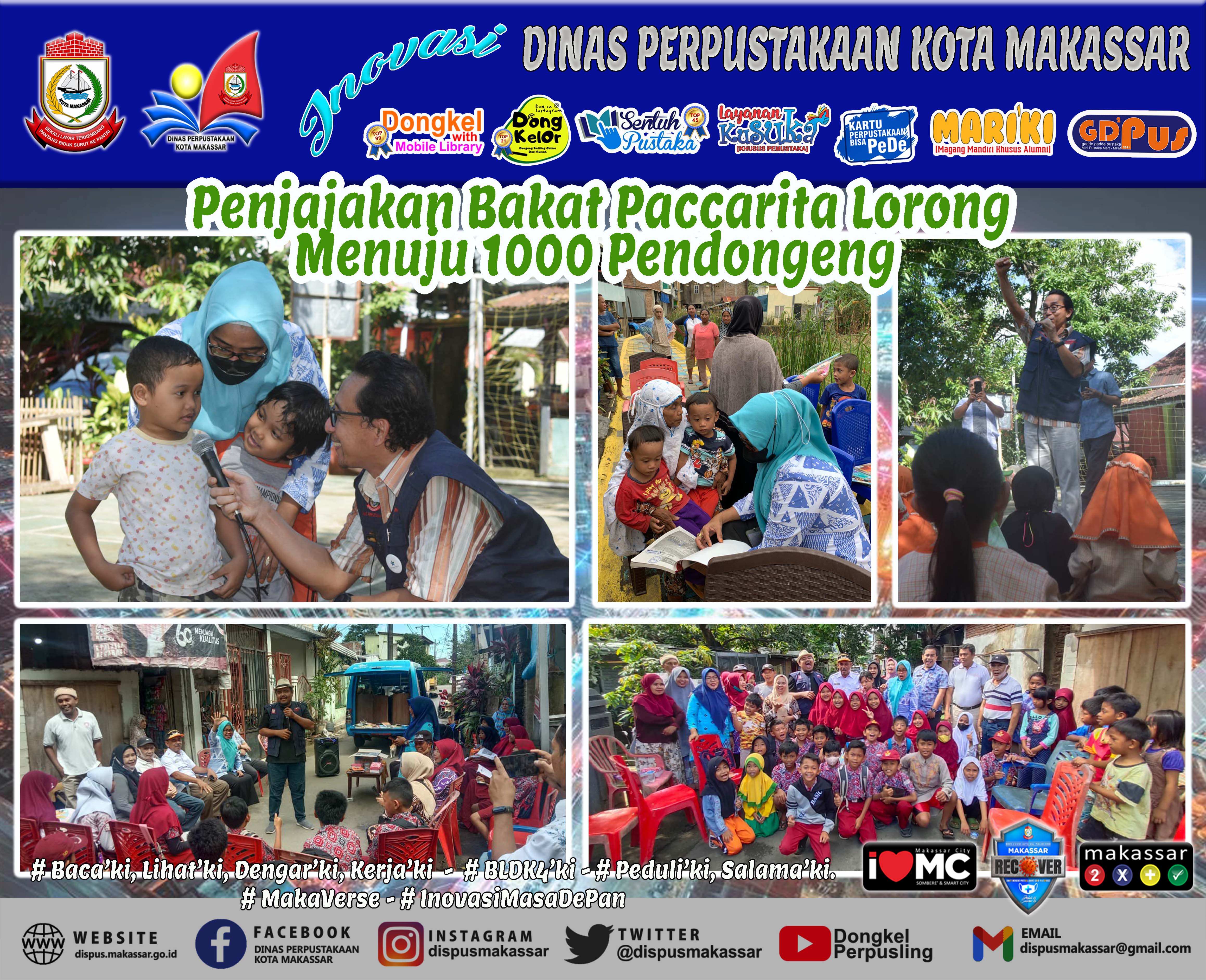 PENJAJAKAN BAKAT PACCARITA LORONG (PENDONGENG LORONG)