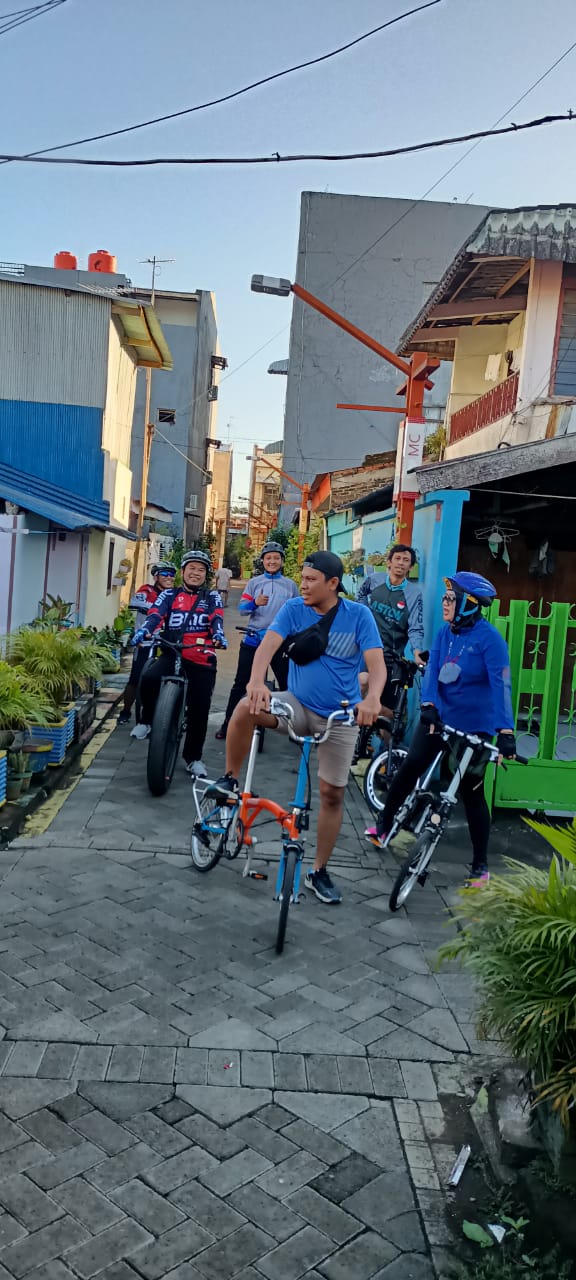 Kadis PU Bersepeda Survei Lokasi Lorong Wisata