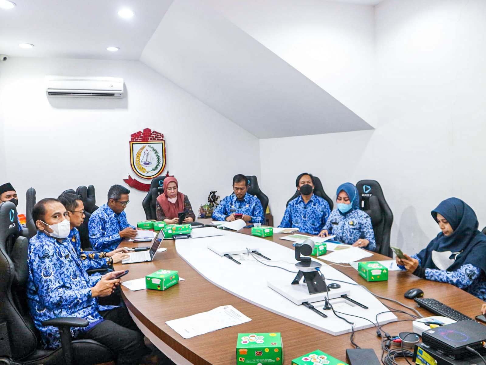 Dinas Perikanan dan Pertanian nengikuti presentasi penjurian Indonesian Diversity, Equity, Inclusion (DEI) and Enviromental, Social, Governance (ESG) Awards yang dilaksanakan oleh PR Indonesia sebagai