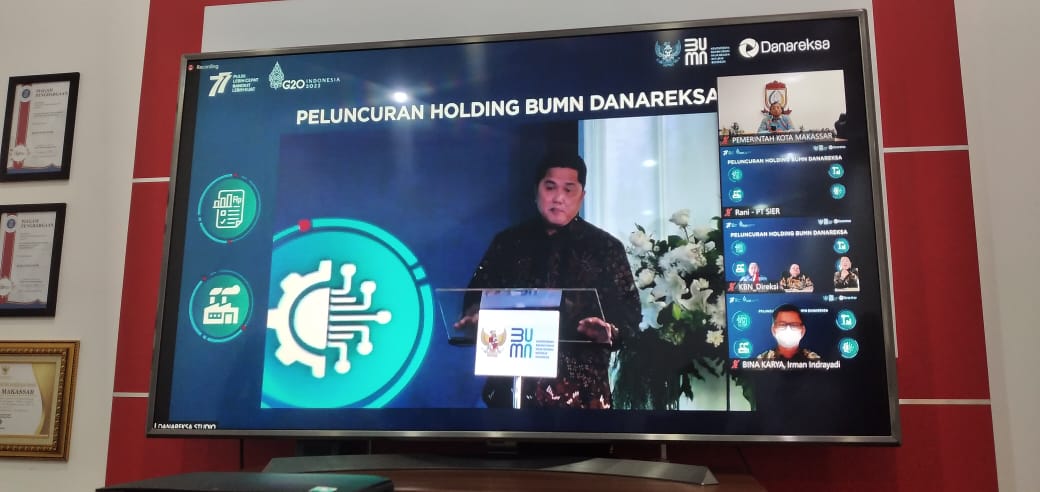 Pemkot Makassar Hadiri Peluncuran Holding BUMN Danareksa