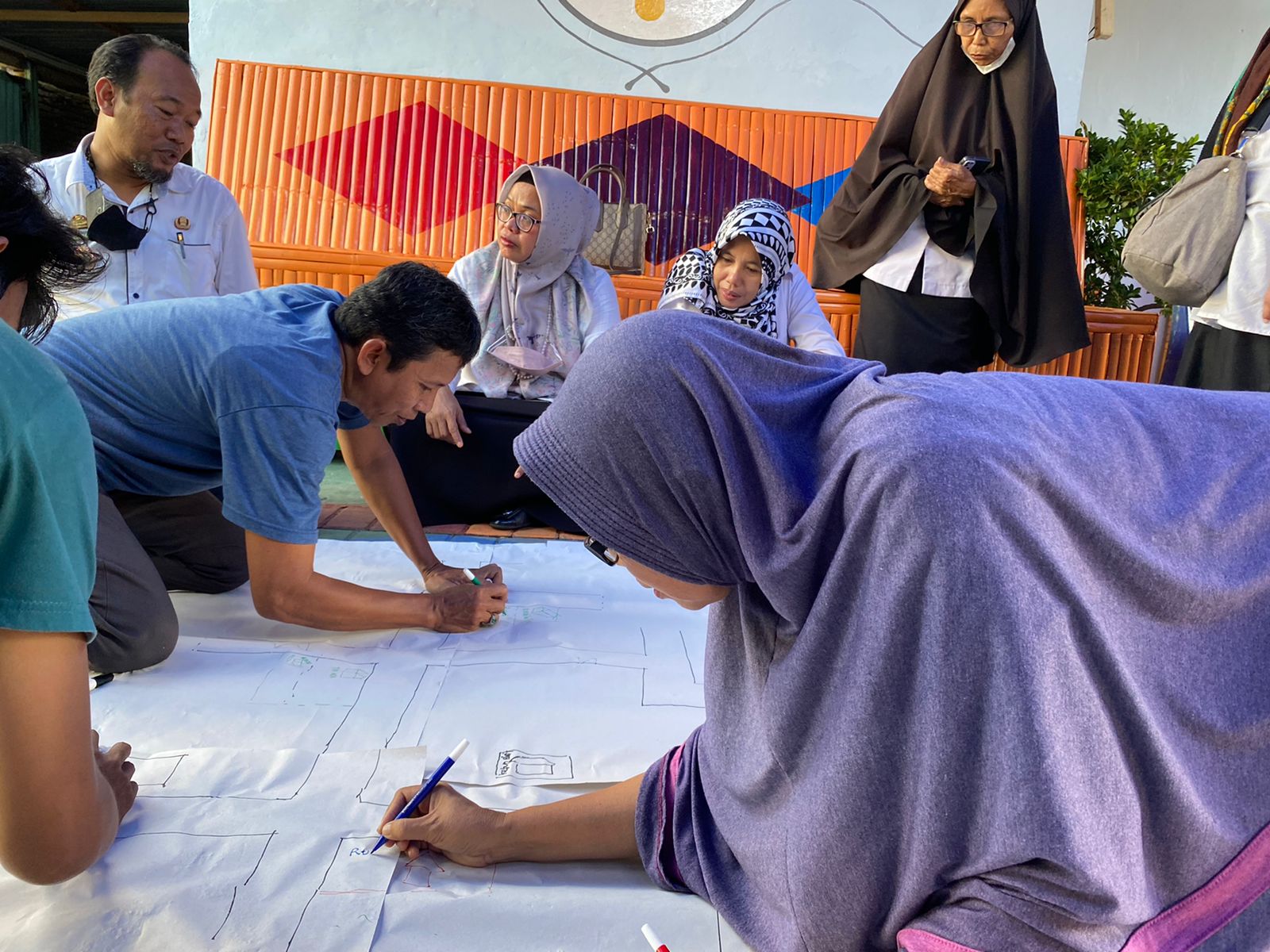 Laskar Pelangi adakan  Pemetaan  Partisipatif