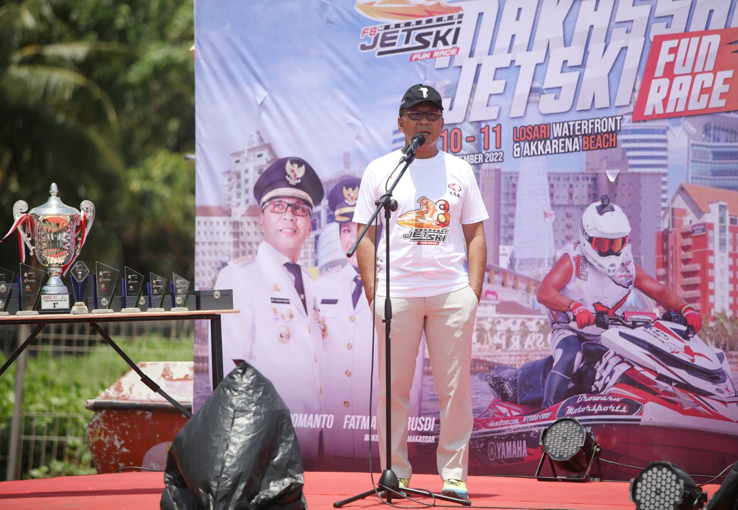 Walikota Danny Lepas Peserta F8 Makassar Jetski Fun Race 