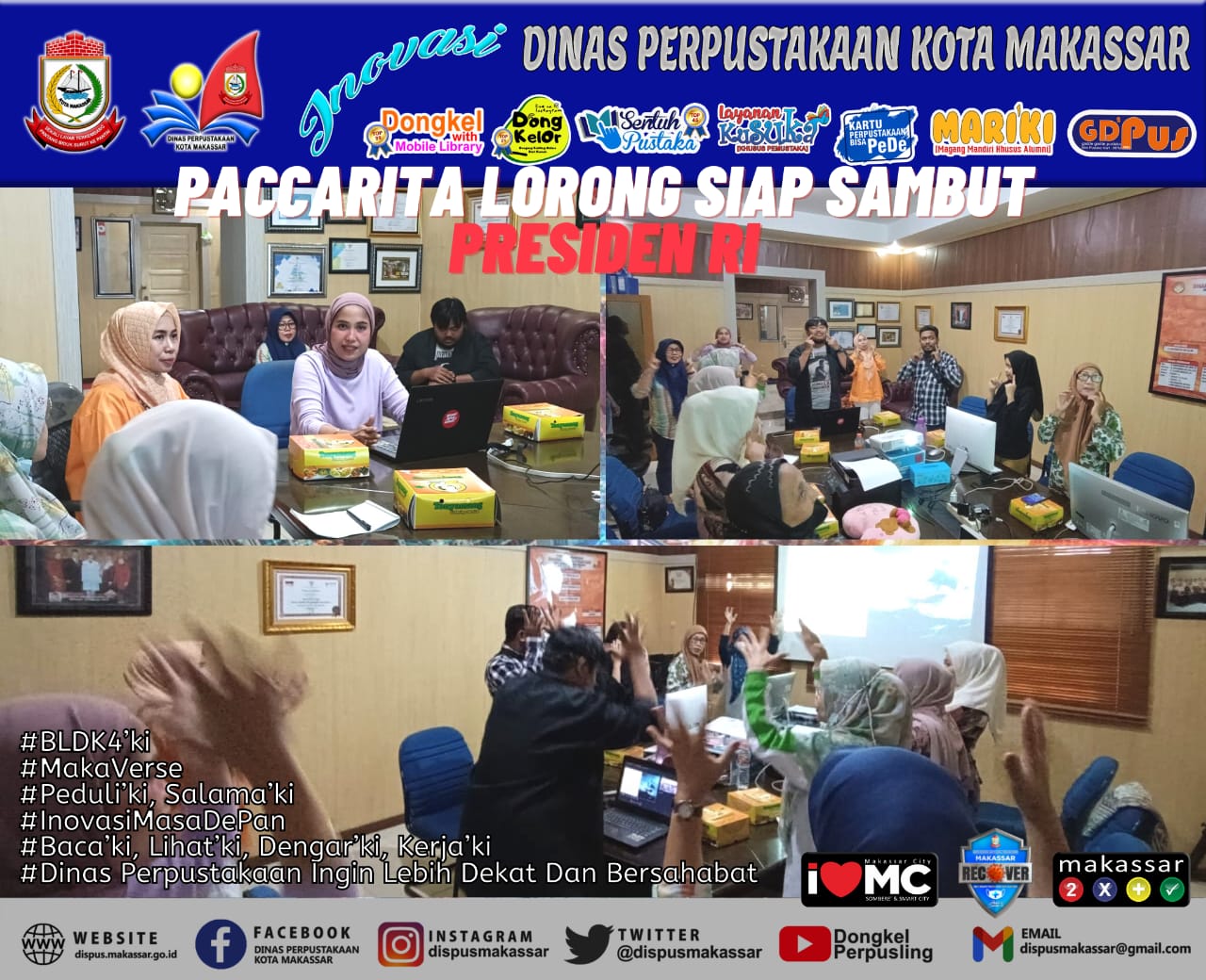 Paccarita Lorong Siap Sambut Presiden RI