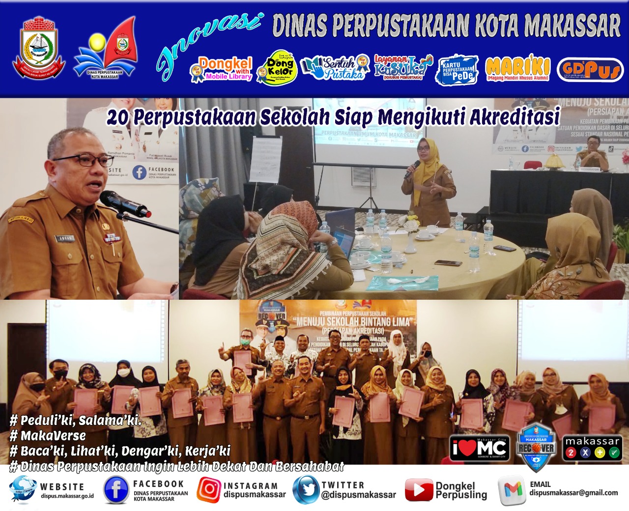 20 Perpustakaan Sekolah Siap Mengikut Akreditasi