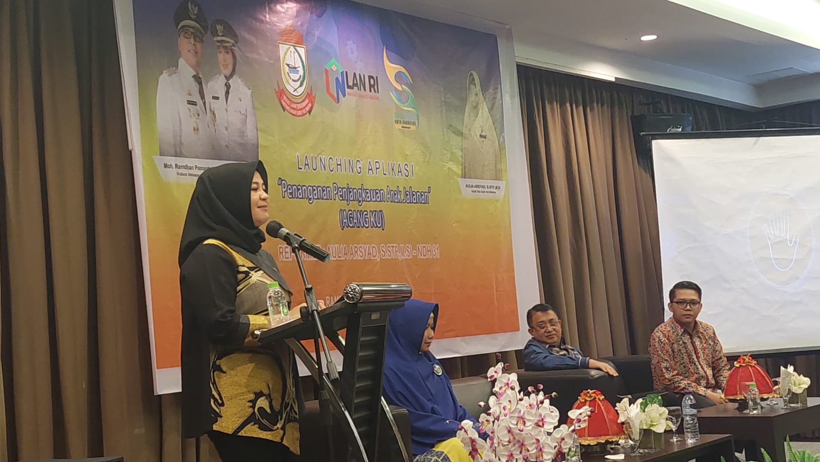 Atasi Persoalan Anjal dan Gepeng, Wakil Walikota Makassar Resmi Launching Aplikasi "Agang'ku"