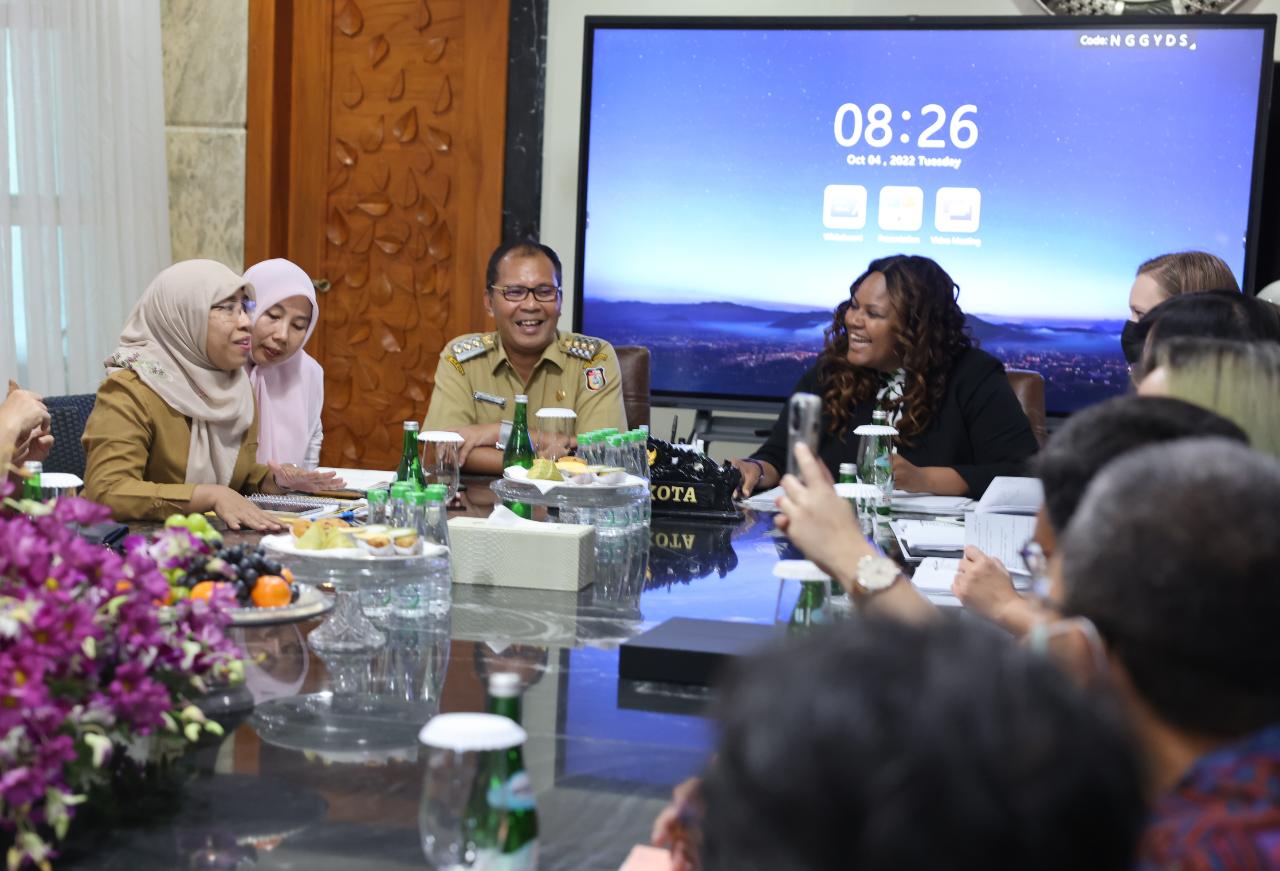Danny Pomanto Terima Kunjungan Wadir Kantor Bantuan Luar Negeri Amerika Serikat