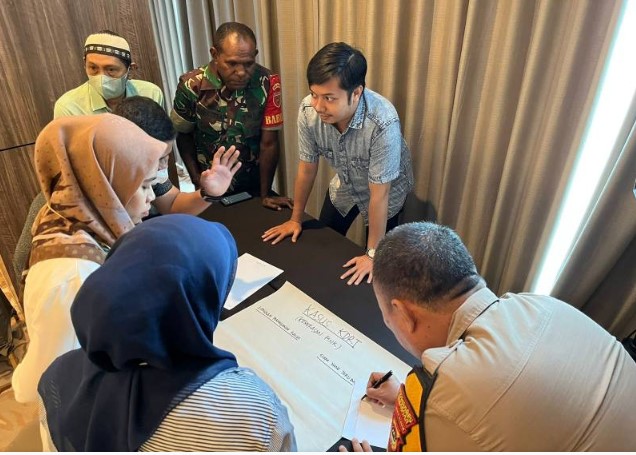 DP3A Kumpulkan Binmas dan Babinsa Bantu Tim Shelter Warga