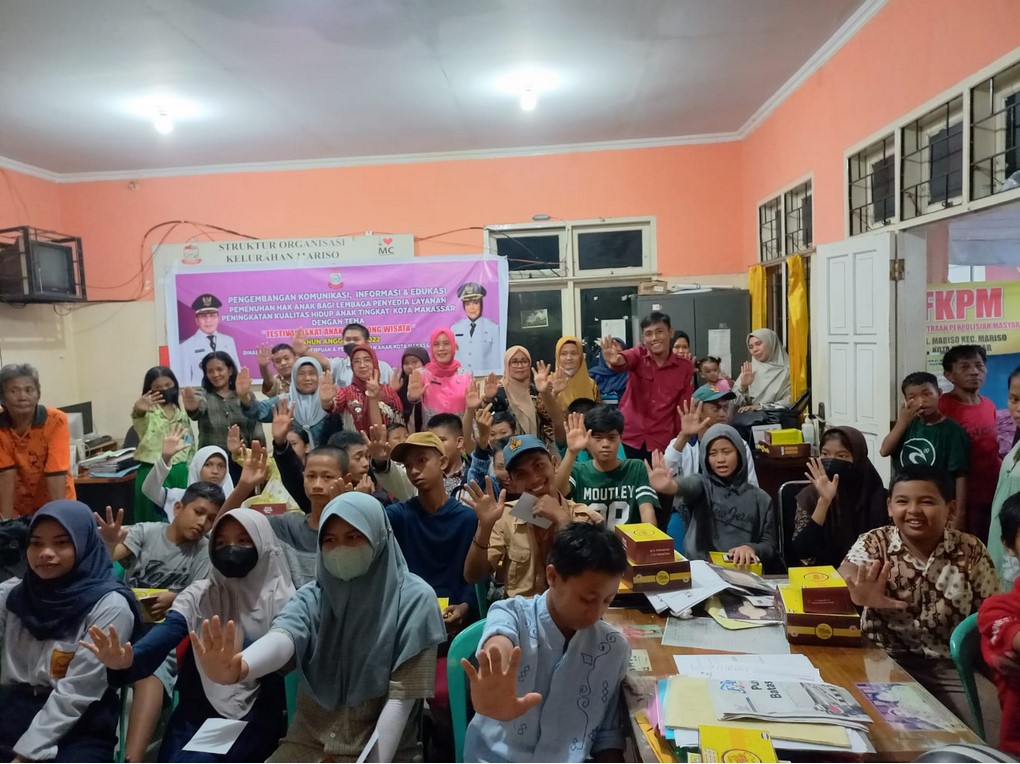 Mantap! DP3A Makassar Terobos Hujan Demi Lakukan Festival Bakat Anak di Longwis, Kini Digelar di Mariso