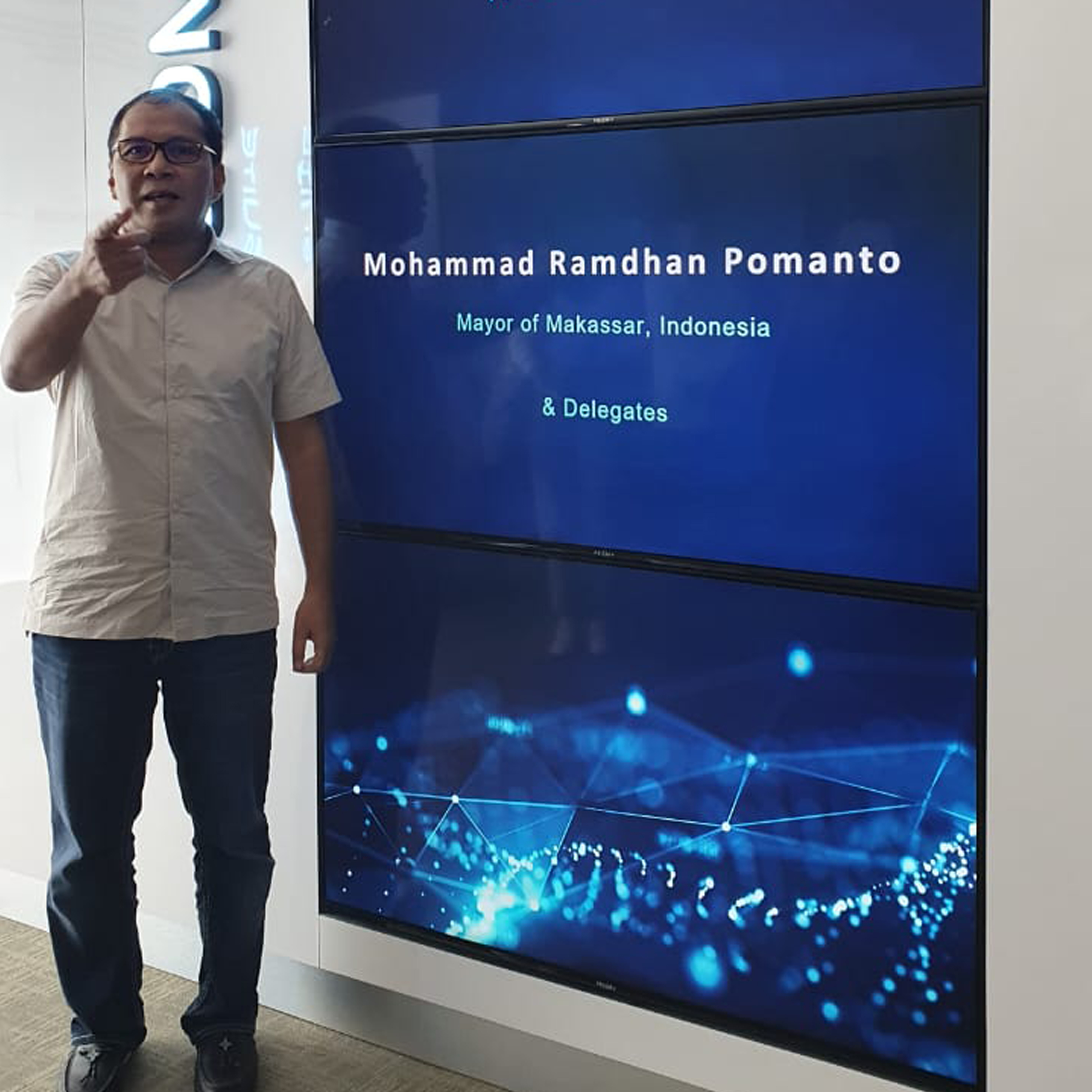 Wali Kota Danny Pomanto Jajaki Kerja Sama Smart City dengan ST Engineering Singapore