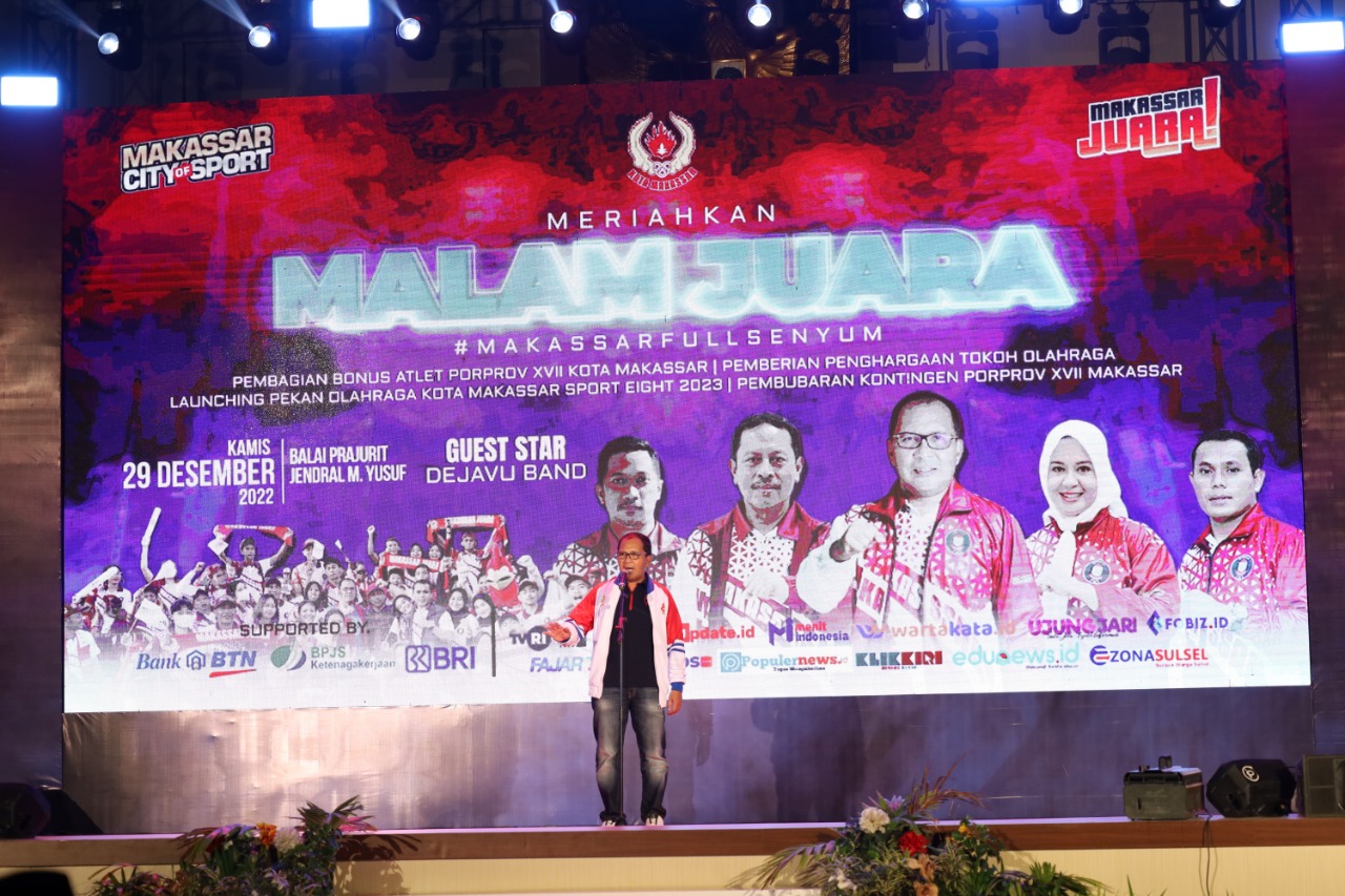 Danny Pomanto Beri Apresiasi Rp 11 M untuk Atlet Porprov