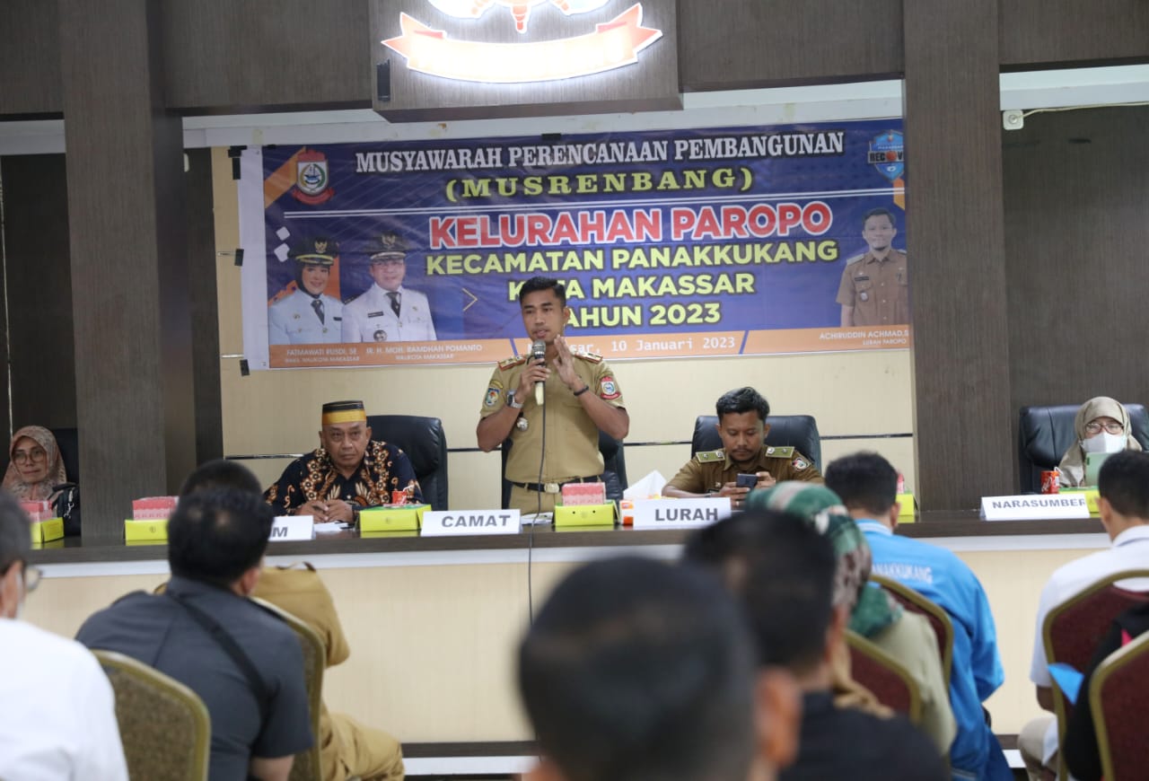 Musrembang Kelurahan Paropo, Warga Usul Perbaikan Infrastruktur Hingga Peningkatan Layanan Kesehatan