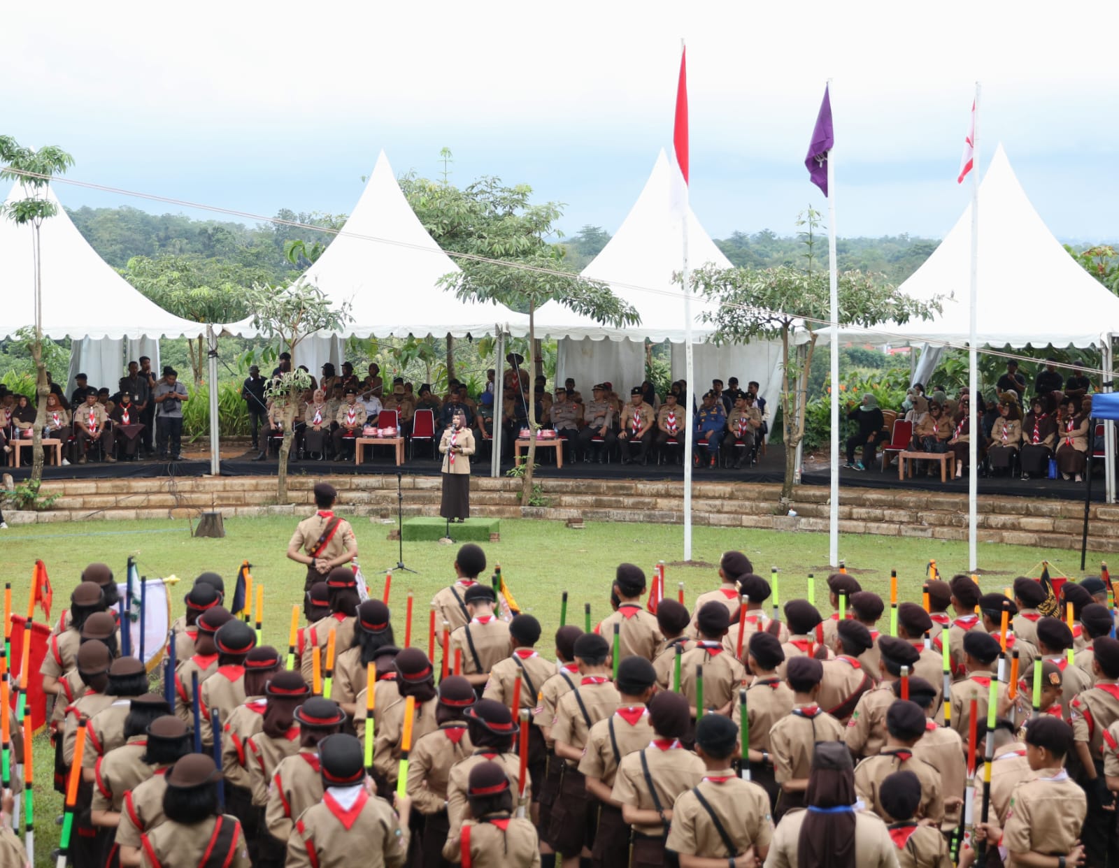 Buka Lomba Tingkat III Pramuka Penggalang Kota Makassar, Fatmawati Rusdi: Peserta Wakil Terbaik Tingkat Ranting