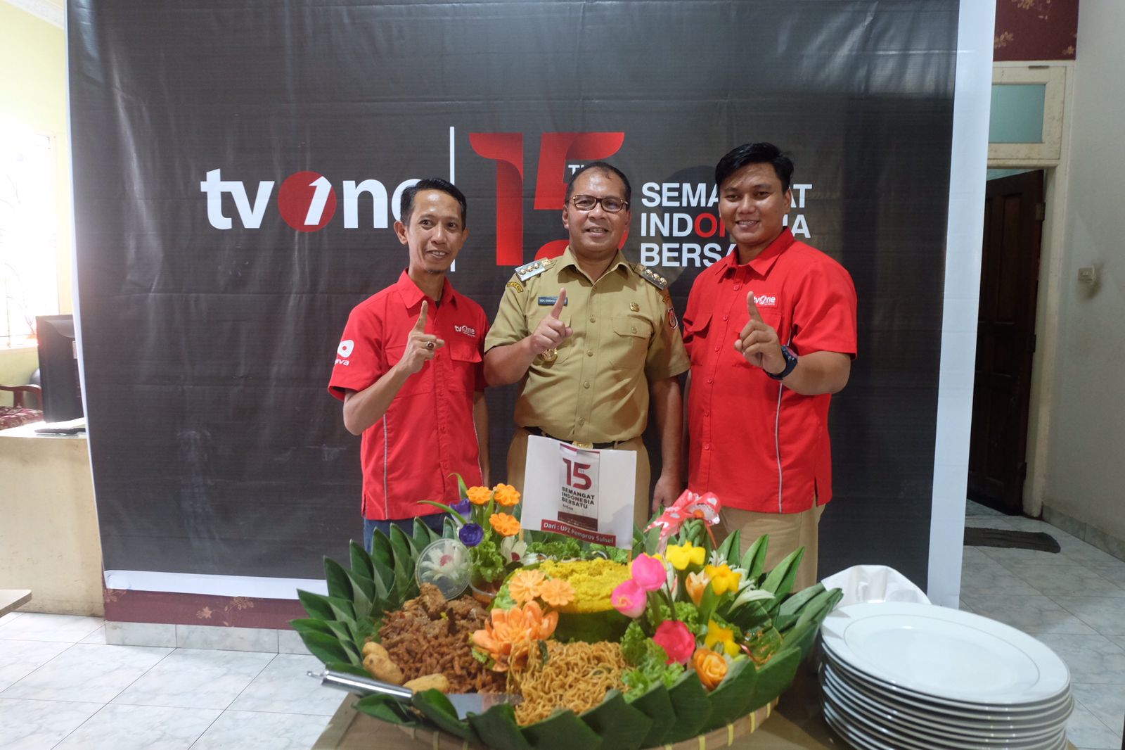 Hadiri HUT ke -15 TV One, Danny : Perlu Kerja Bareng Gaungkan Makassar Kota Makan Enak