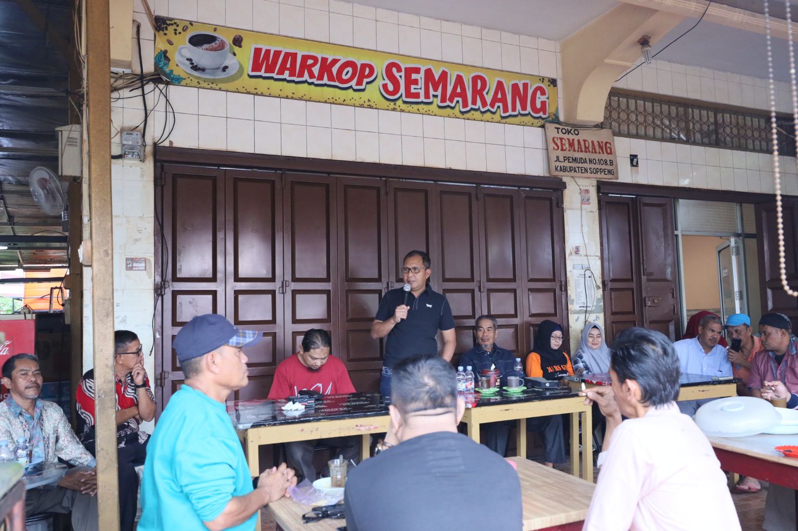 Ngopi Bareng Tomas Soppeng, Danny Pomanto Sebut Soppeng sebagai Pusat Pangan Sulsel