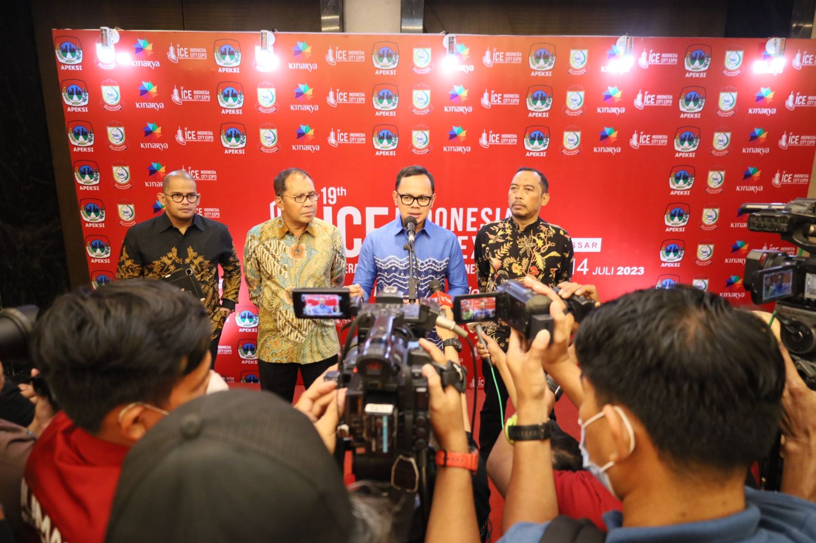 Danny Pomanto dan Bima Arya Launching Indonesia City Expo XIX