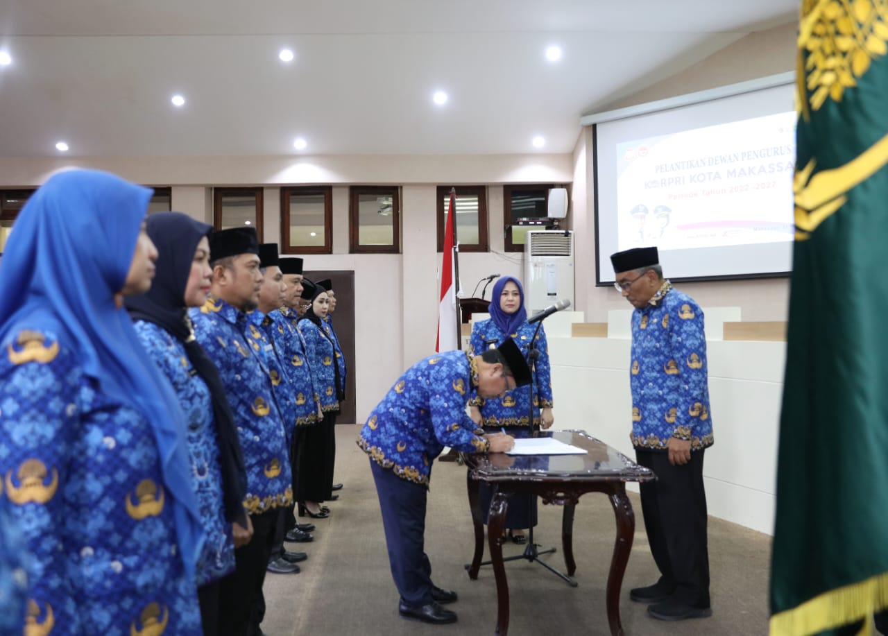 Hadiri Pelantikan Pengurus Korpri, Wawali Makassar Tekankan ASN Miliki Mental Melayani Masyarakat