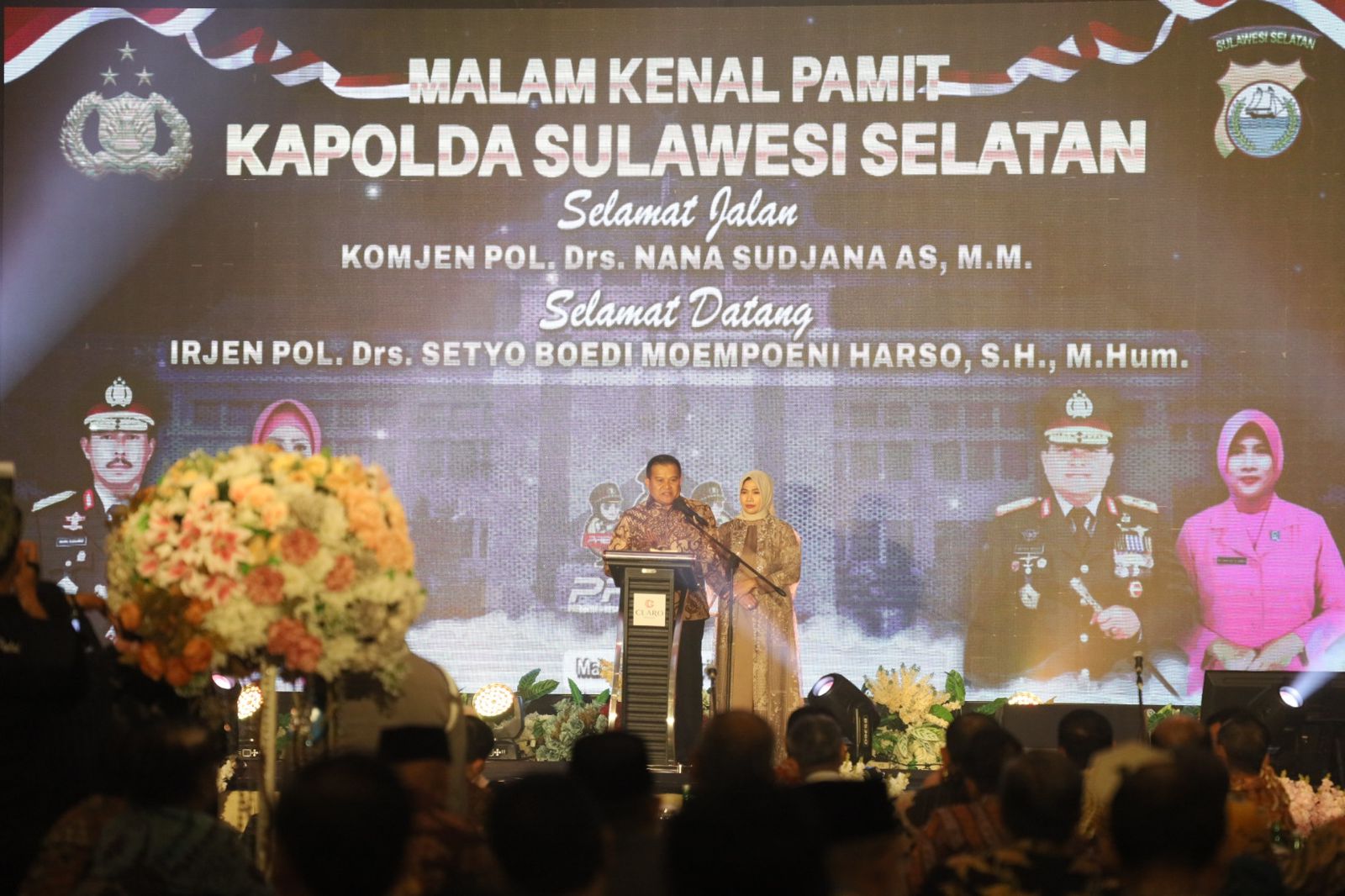 Hadiri Malam Kenal Pamit Kapolda Sulsel, Danny Pomanto Siap Perkuat Sinergitas Jaga Kamtibmas di Kota Makassar