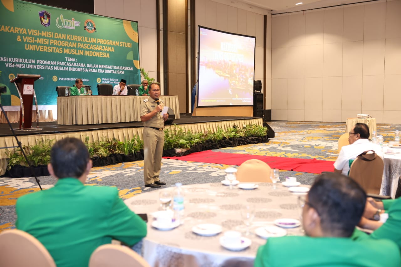 Danny Pomanto Jadi Pemateri Visi-Misi dan Kurikulum Program Pascasarjana UMI: Paparkan Makassar Twice Better