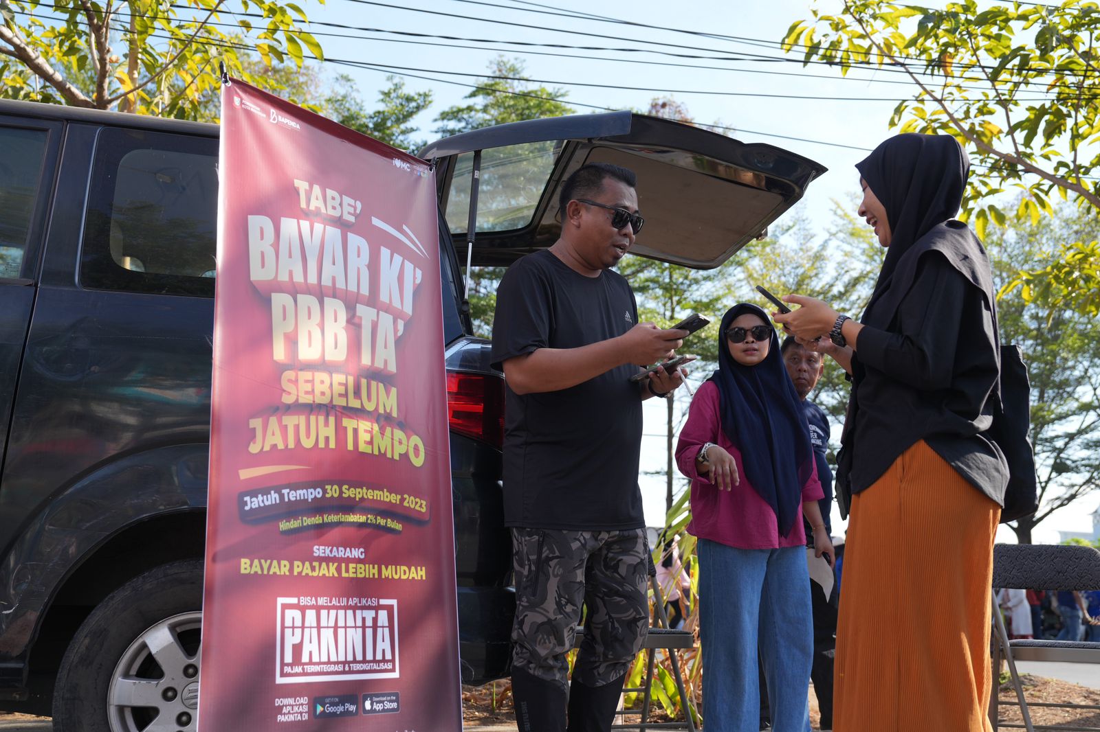 Badan Pendapatan Daerah Makassar Buka Gerai Pelayanan di Car Free Day