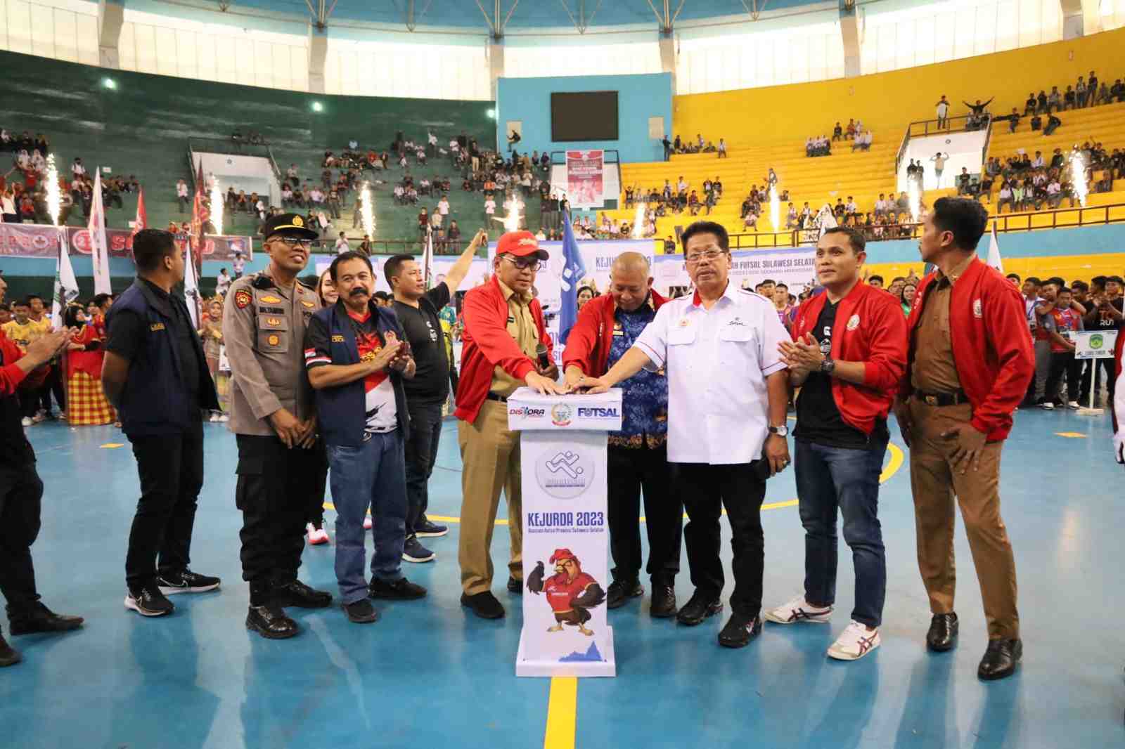 Danny Pomanto Bakar Semangat Kontingen Kejurda Futsal Sulsel 2023