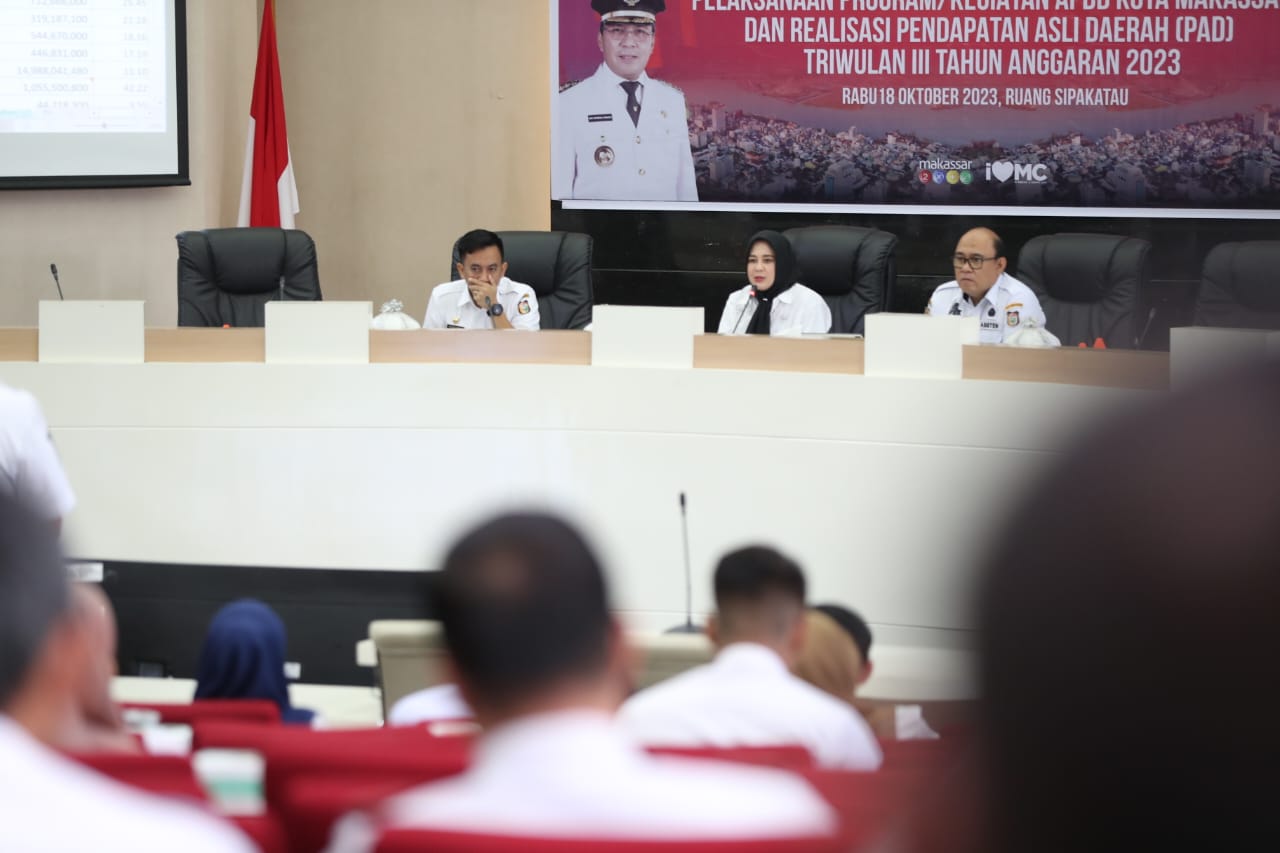 Monitoring Evaluasi Pelaksanaan Program APBD dan Realisasi PAD, Fatmawati Rusdi Tekankan Akselerasi Percepatan