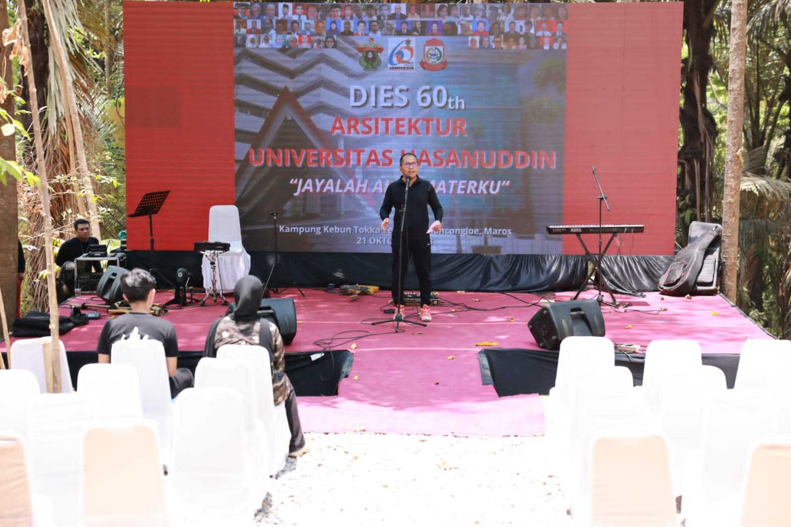 Danny Pomanto Buka Ceremony Dies Natalis ke-60 Fakultas Teknik Arsitektur Unhas