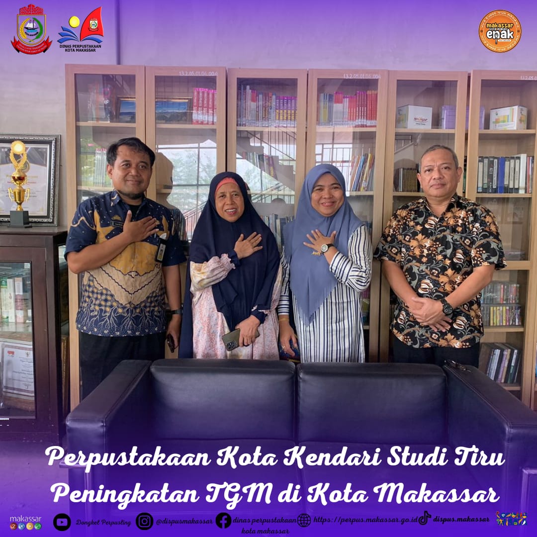 Perpustakaan Kota Kendari Studi Tiru Peningkatan TGM di Kota Makassar