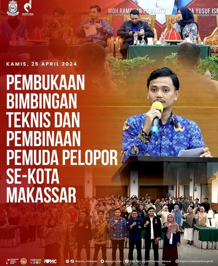 Bimbingan Teknis dan Pembinaan Pemuda Pelopor se-Kota Makassar