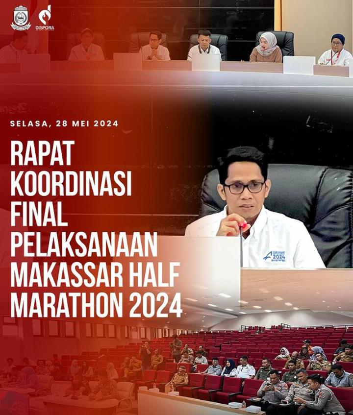 Rapat Pelaksanaan Makassar Half Marathon 2024