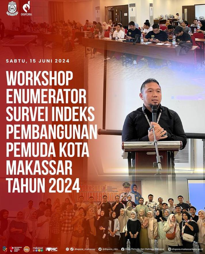 Workshop Enumerator Survey Indeks Pembangunan Pemuda (IPP) Tahun 2024
