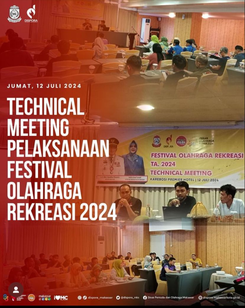 Technical Meeting Pelaksanaan Festival Olahraga Rekreasi 2024