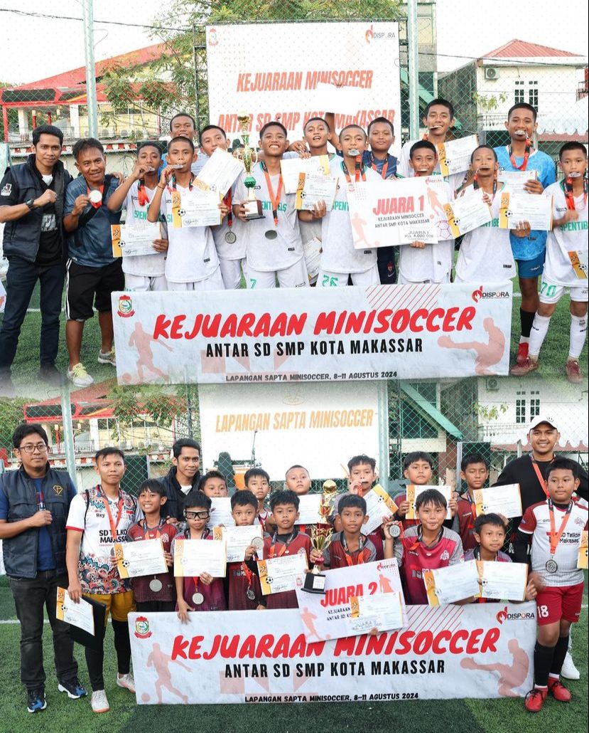 Kejuaraan Mini Soccer Antar SD-SMP Kota Makassar